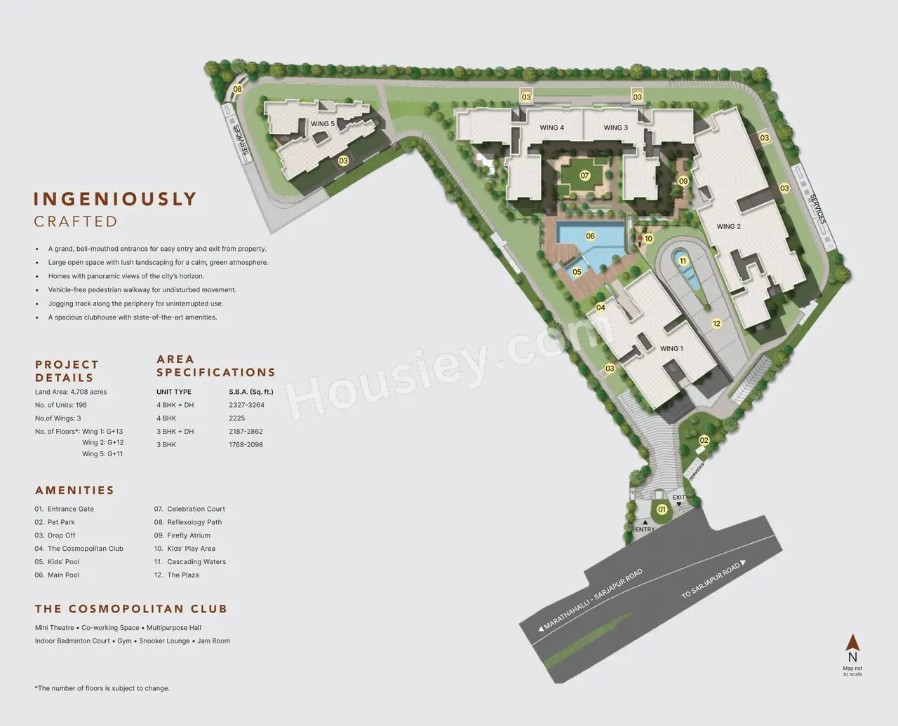 Sobha Infinia Phase II Floor Plan