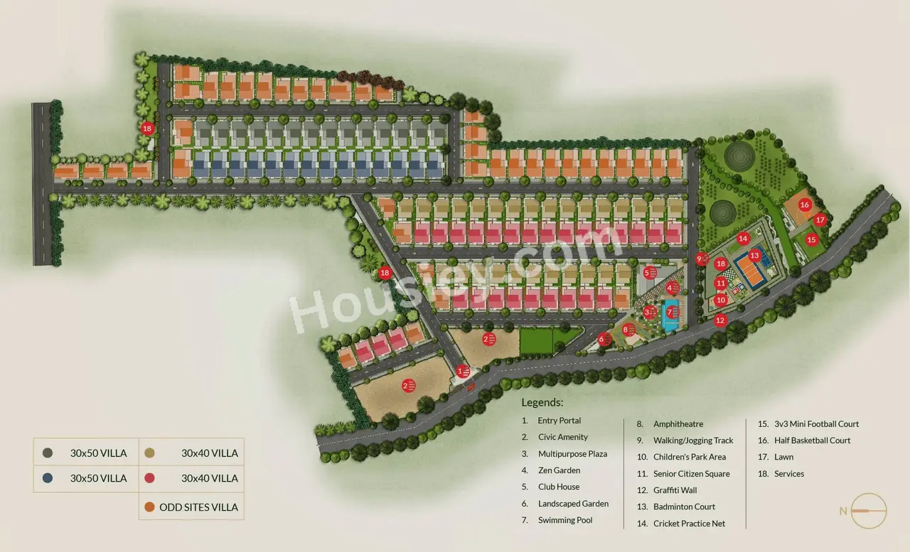 Sowparnika Life On The Green Floor Plan