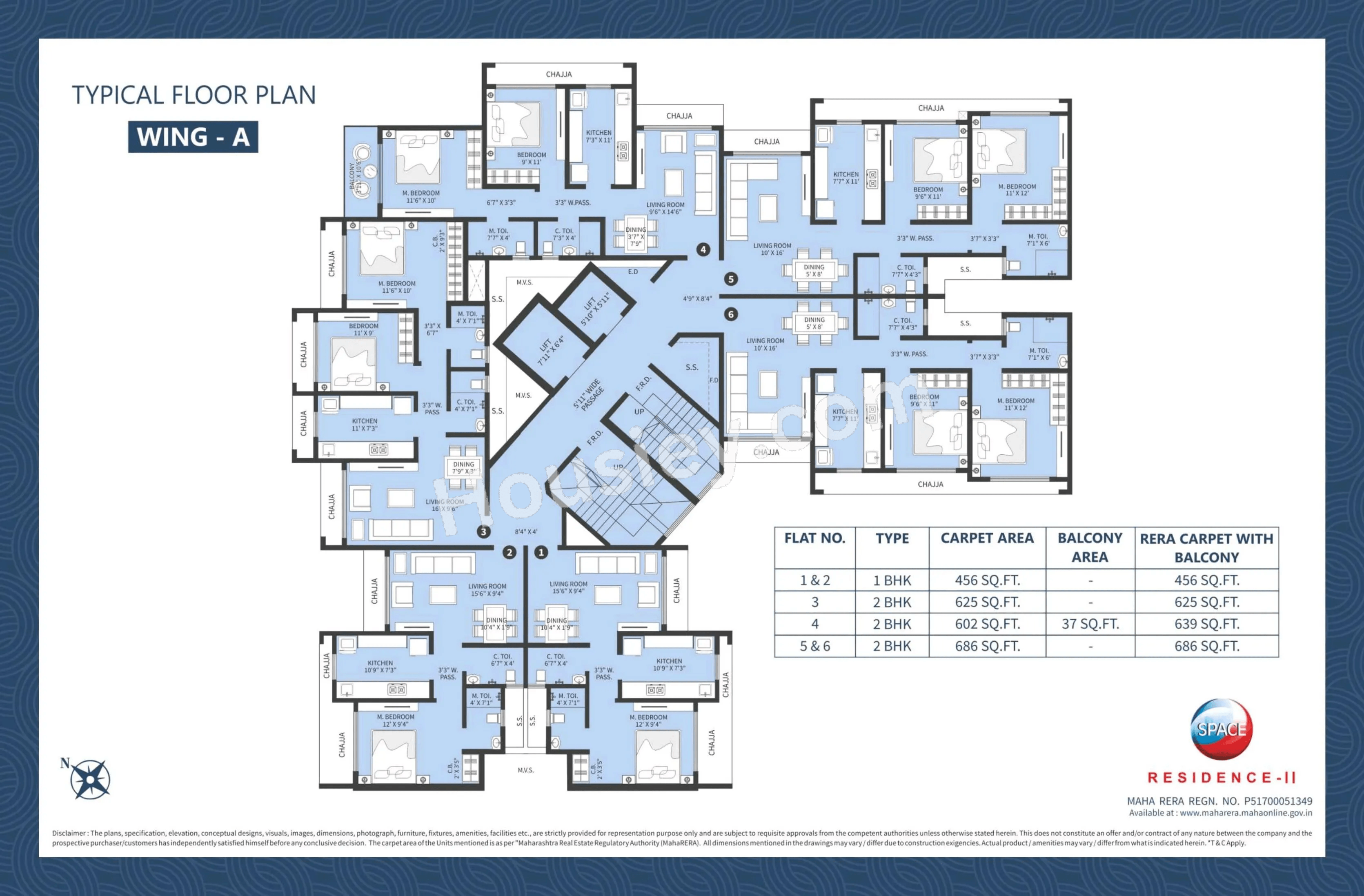 Space Residence - 2 Floor plan 2