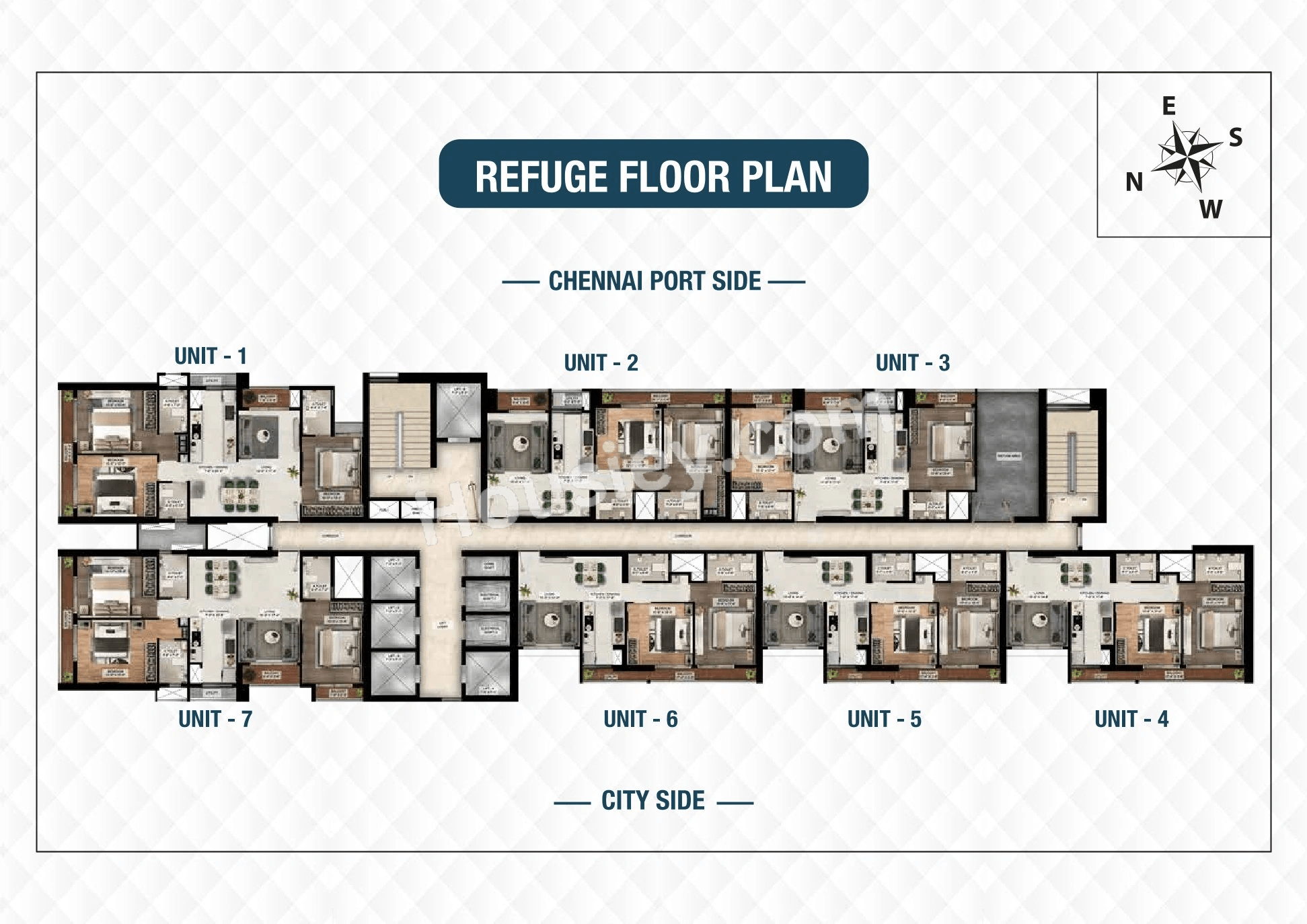 SPR Sky Towers Floor plan 1