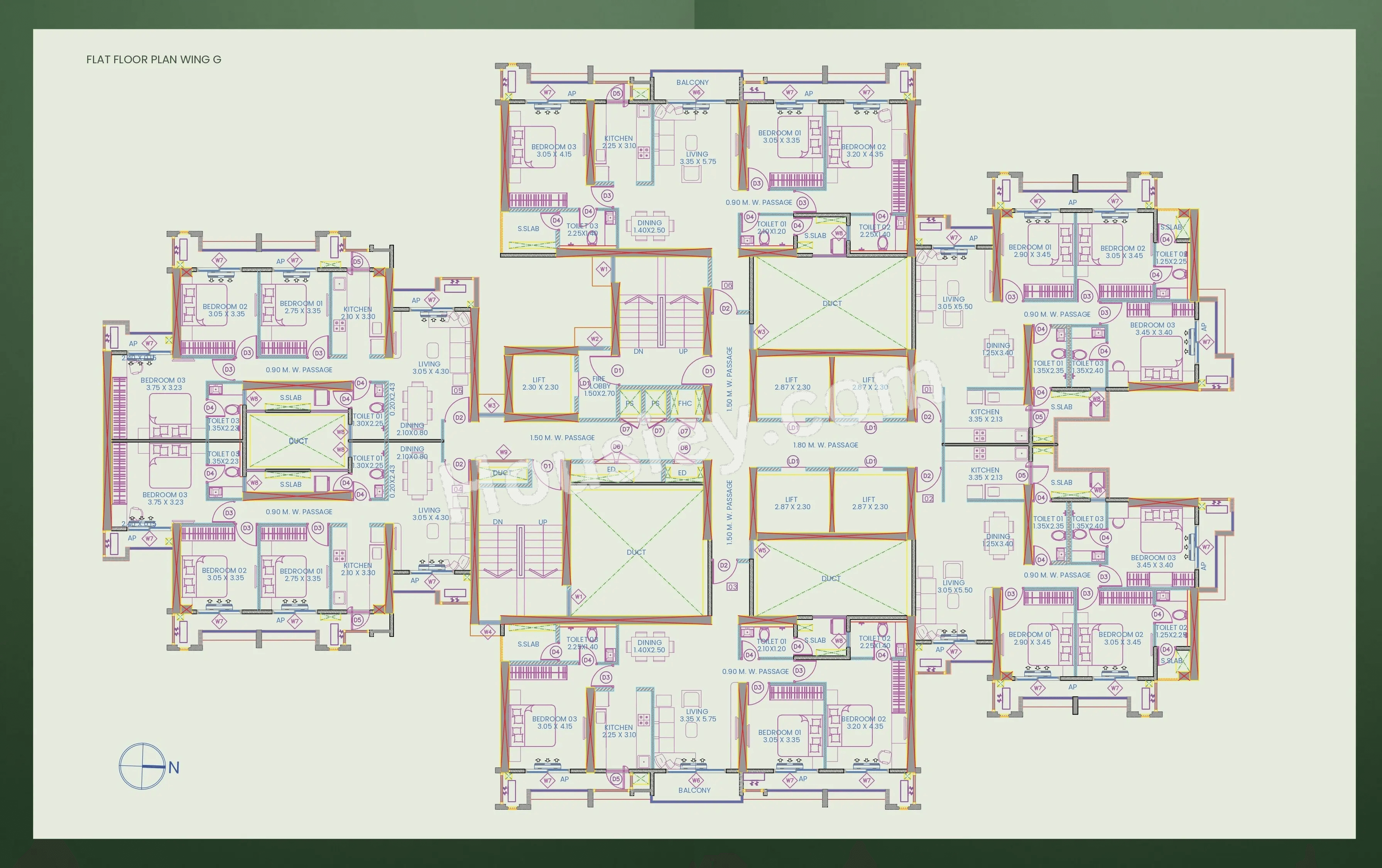 Squarefeet Avatara Forest Kingdom Floor plan 2