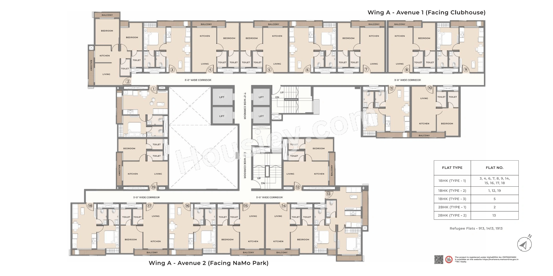 Squarefeet Y Square Floor plan 2