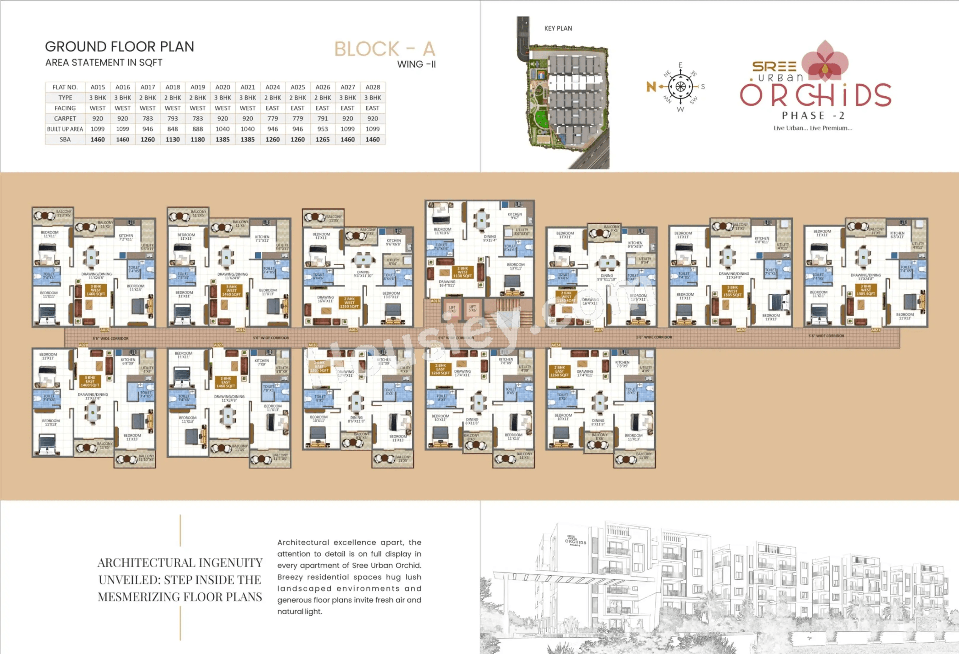 Sree Urban Orchids Floor plan 2