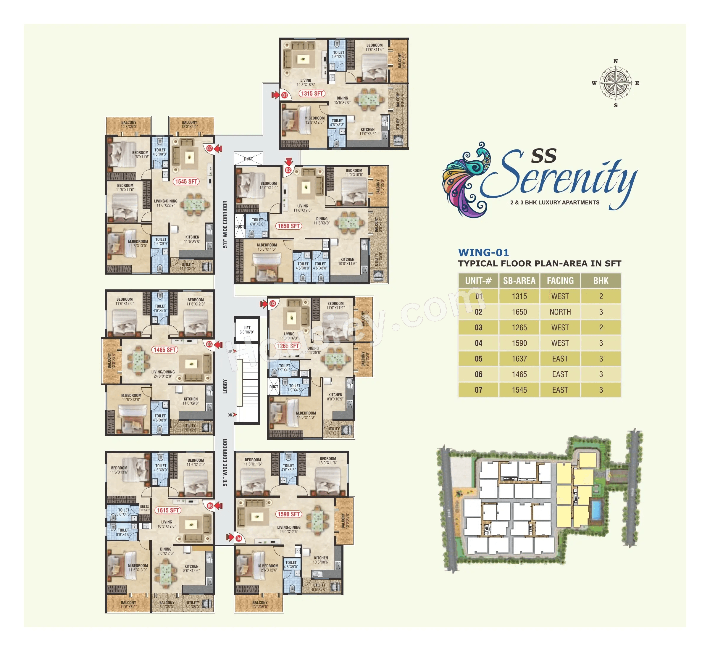 SS Serinity Floor plan 1