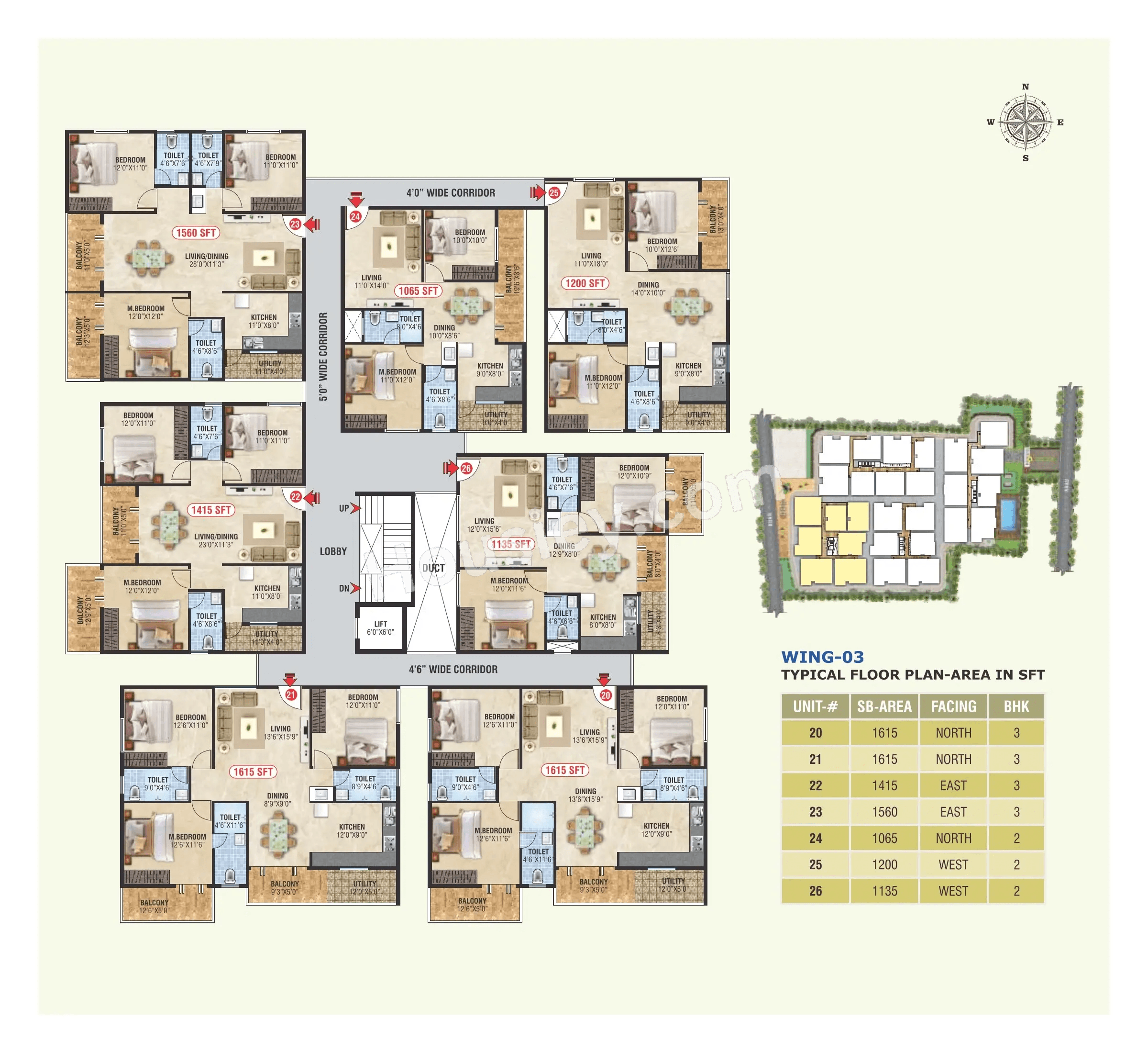 SS Serinity Floor plan 3