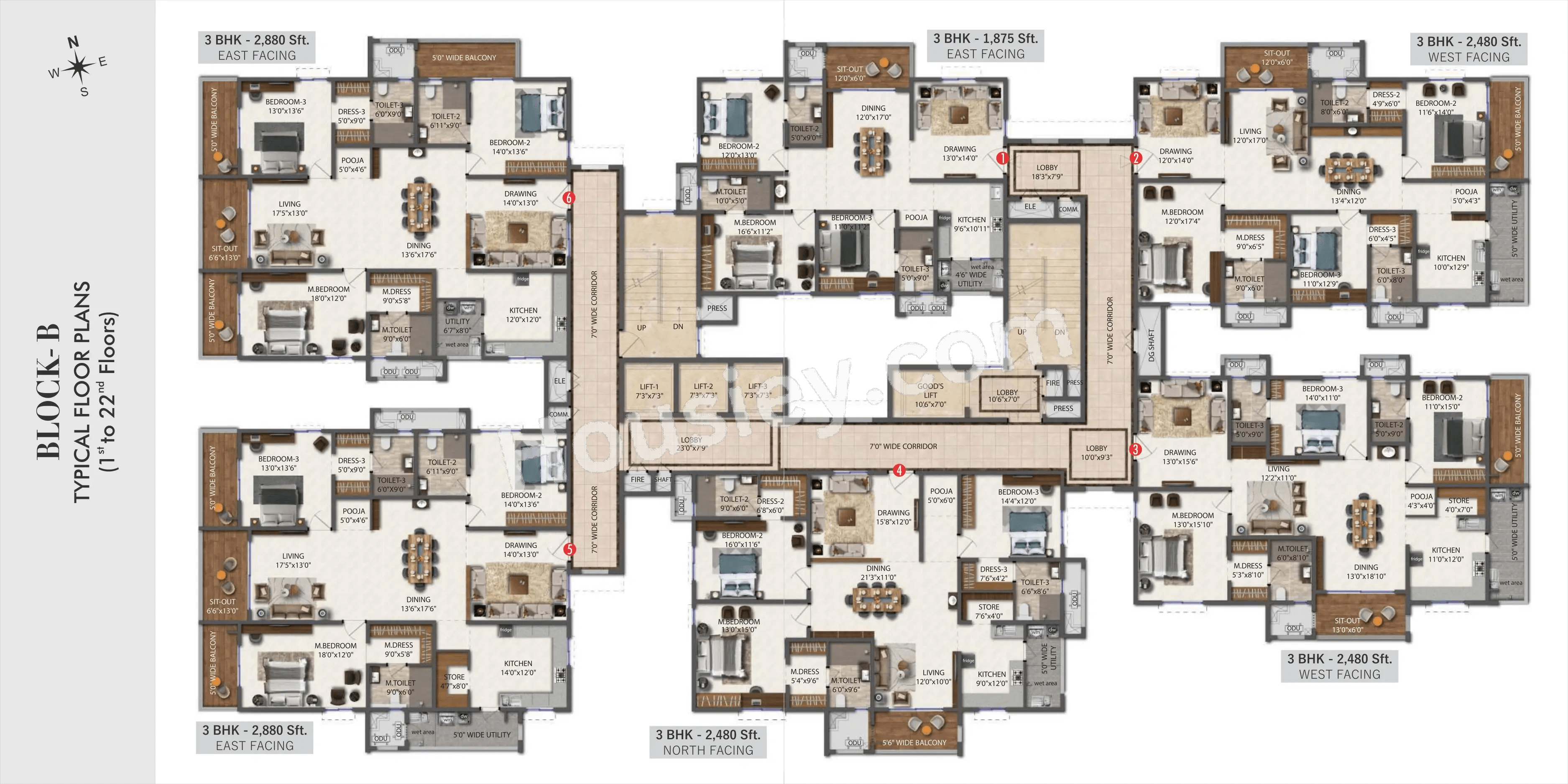 SSI Fortune Water Front Floor plan 2
