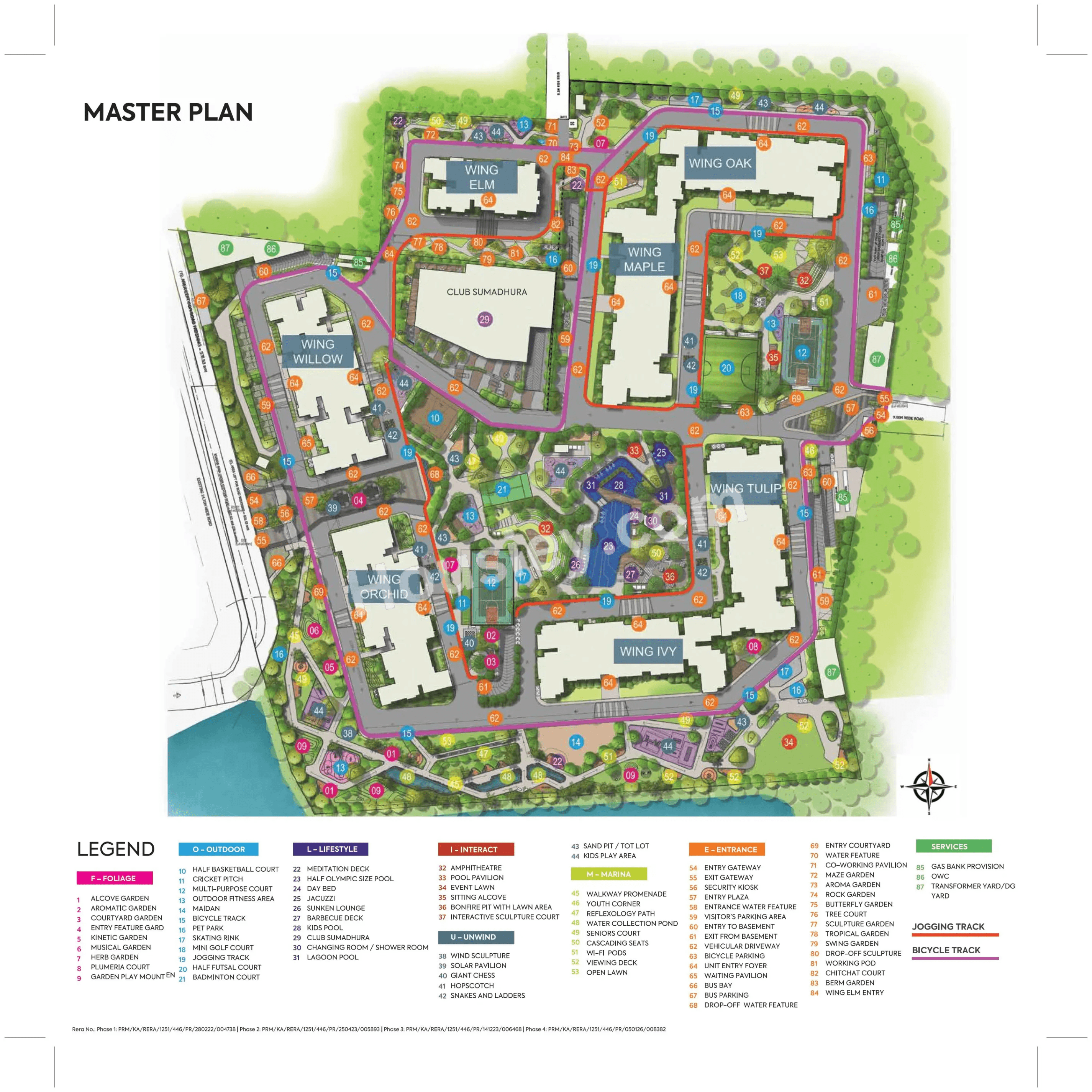 Sumadhura Folium Master Plan