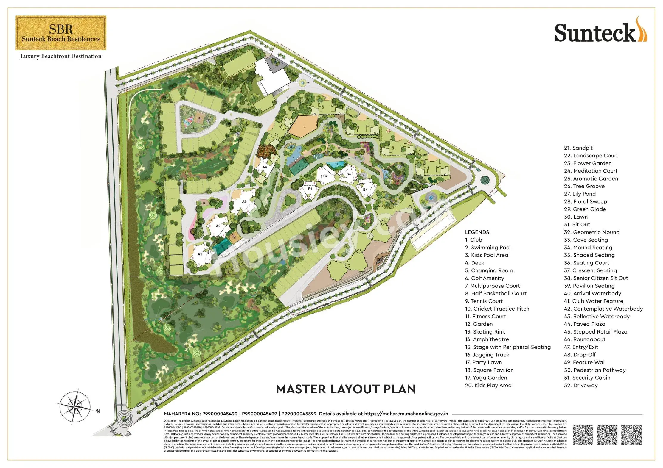 Sunteck Beach Residences Floor plan 2