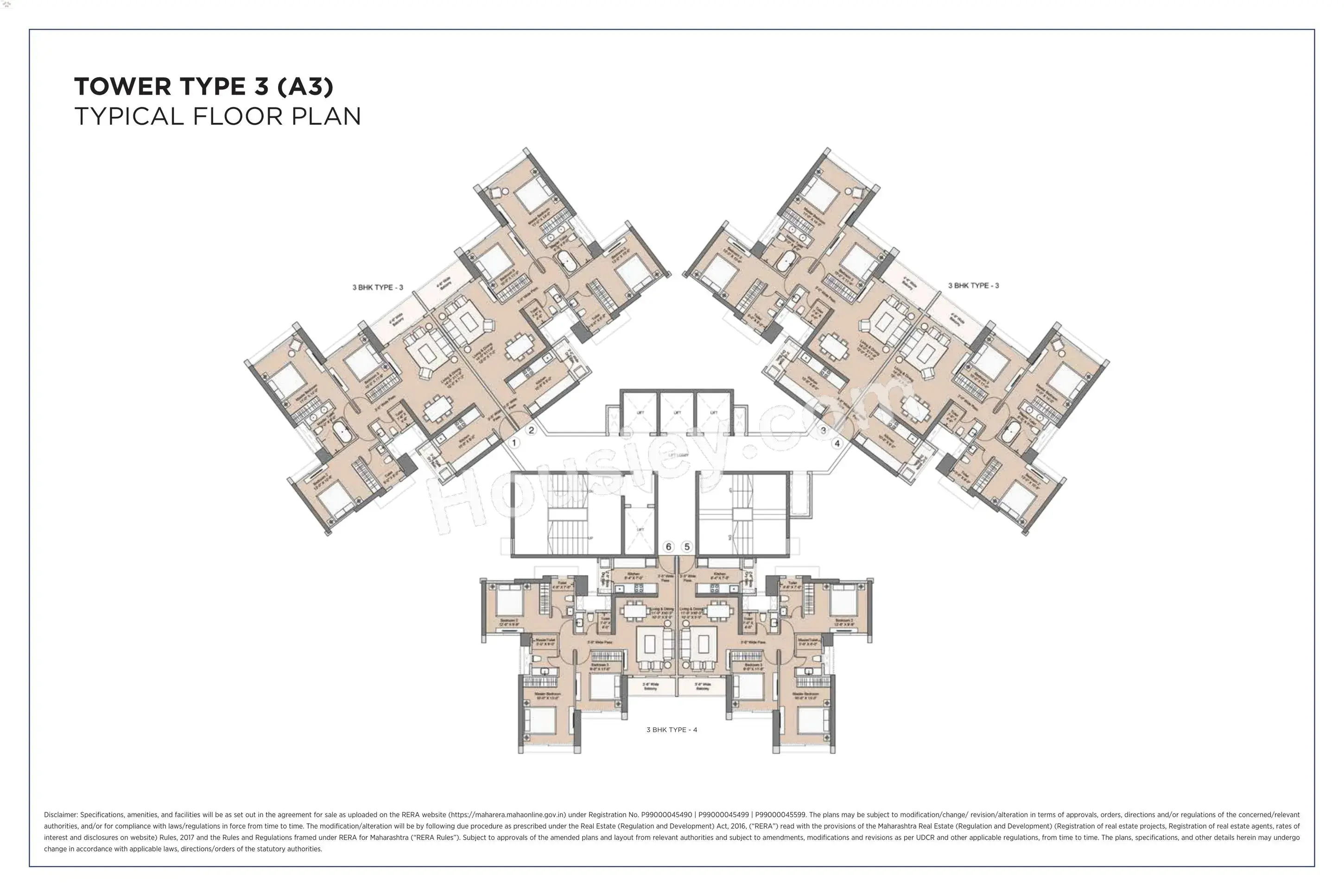 Sunteck Beach Residences Floor plan 8