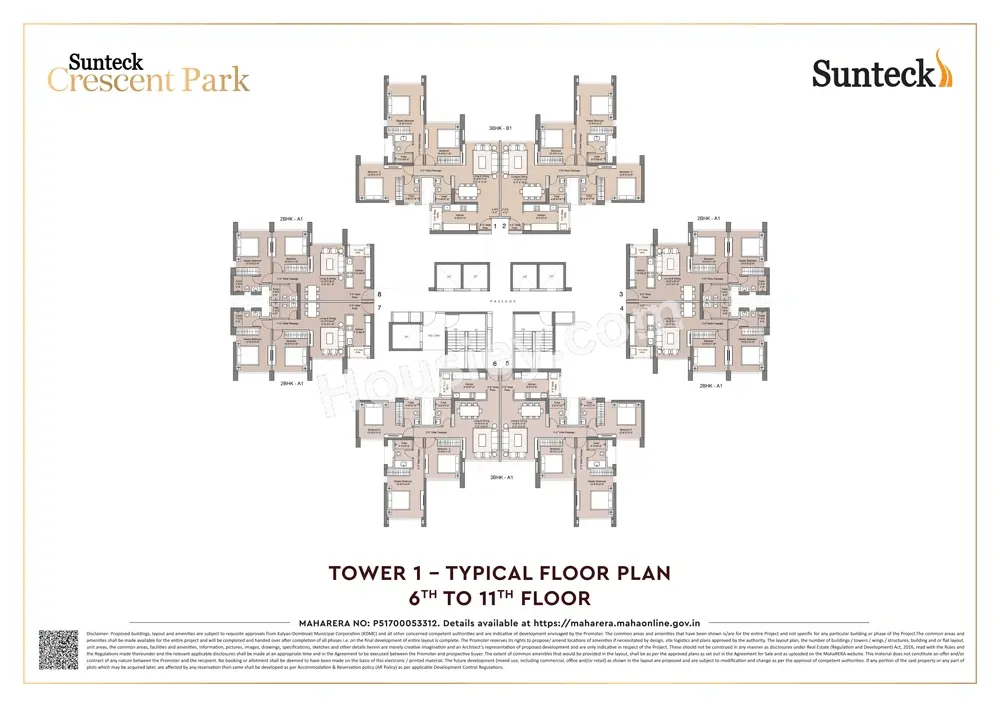 Sunteck Crescent Park Master Plan