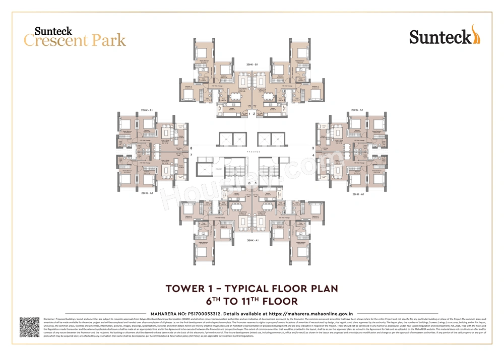 Sunteck Crescent Park Floor plan 1