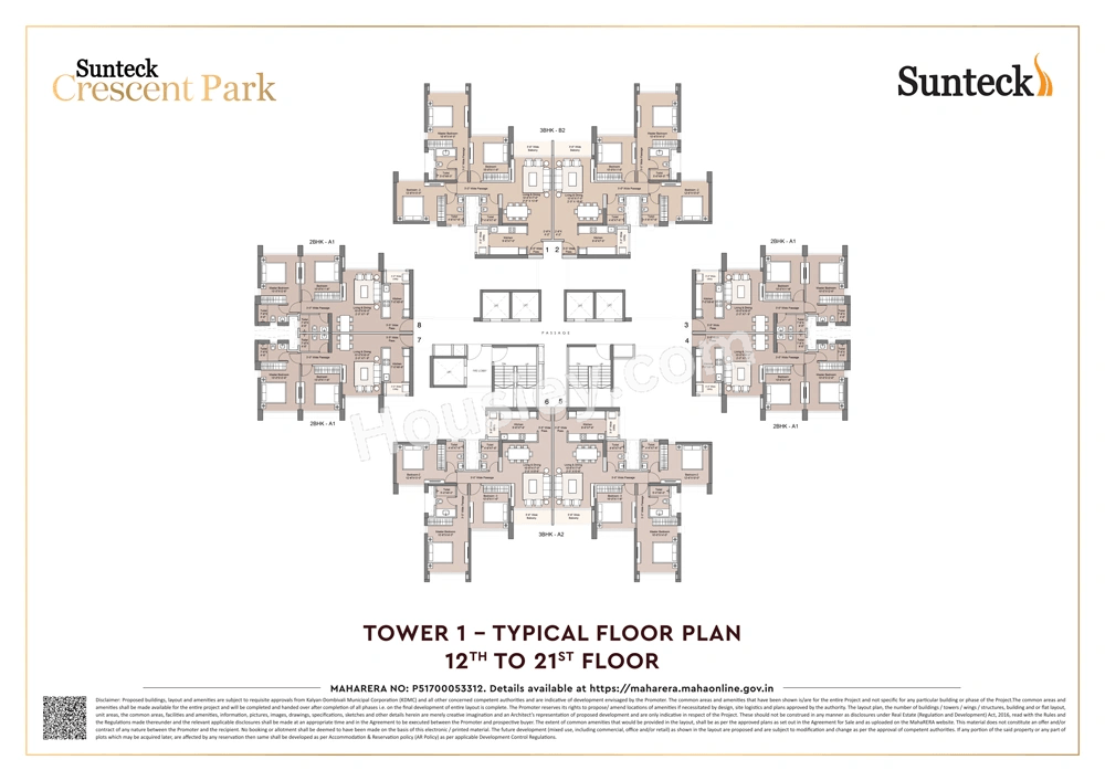 Sunteck Crescent Park Floor plan 2