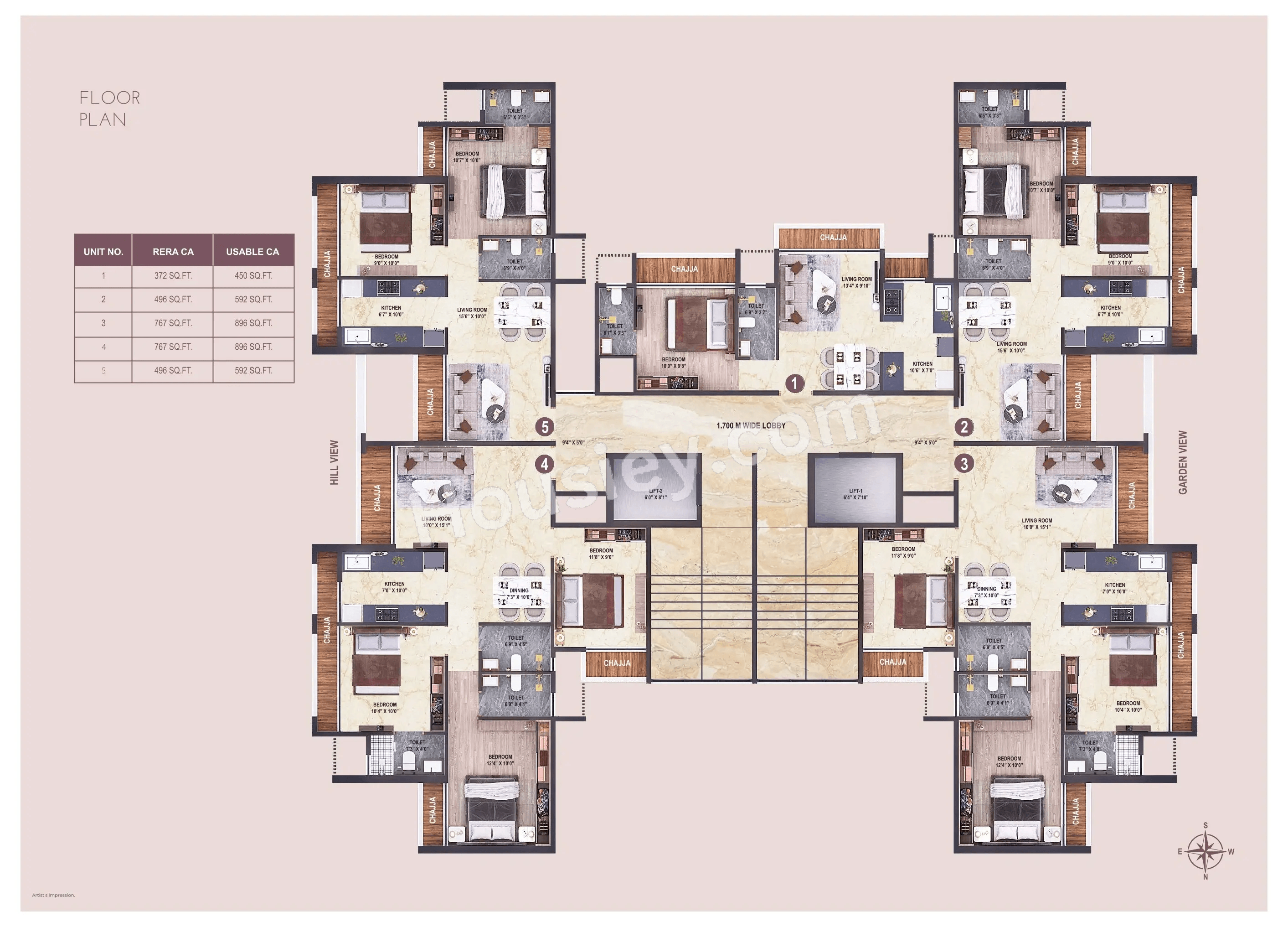 Superior Palacia Floor plan 1