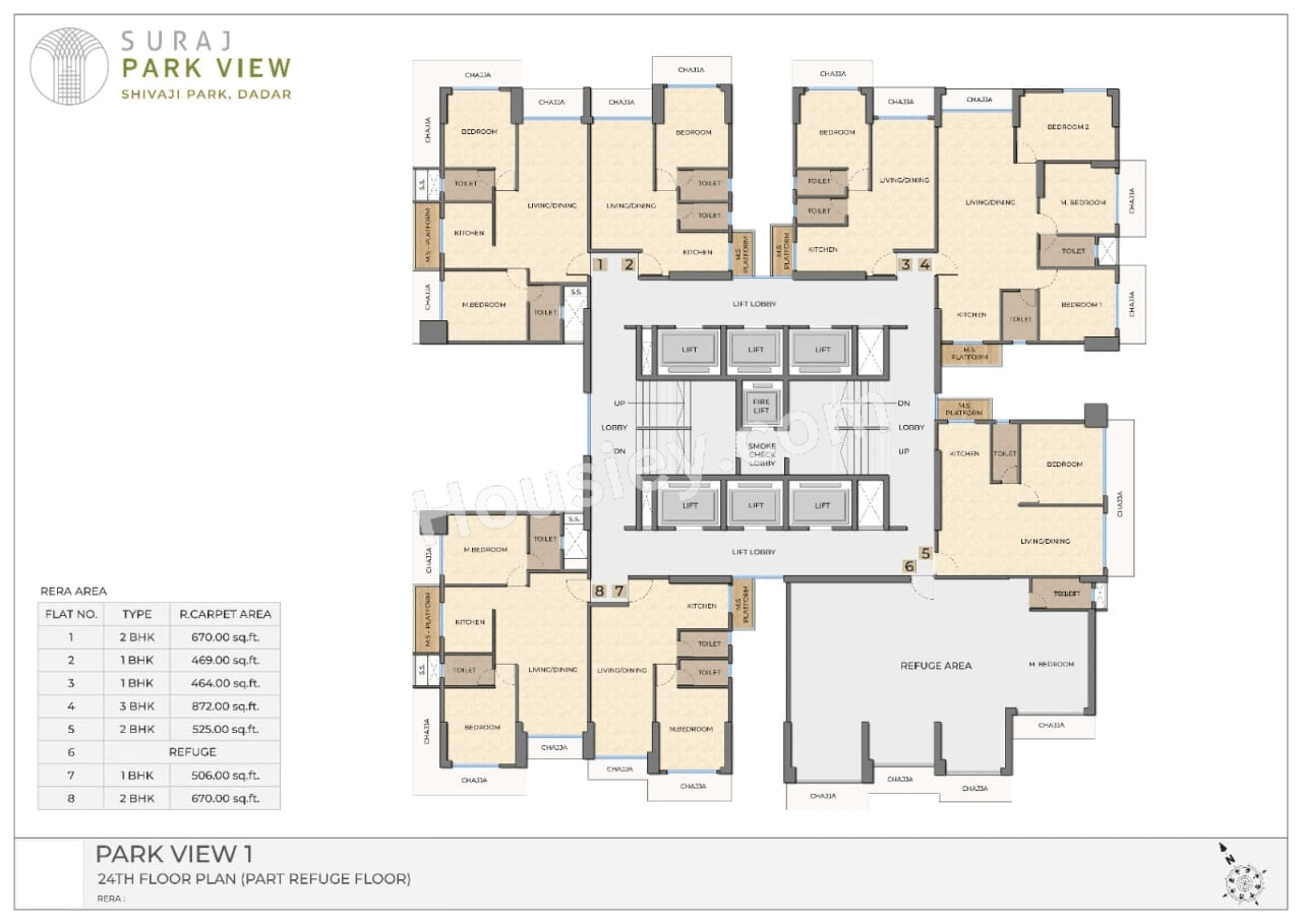 Suraj Park View Floor plan 1