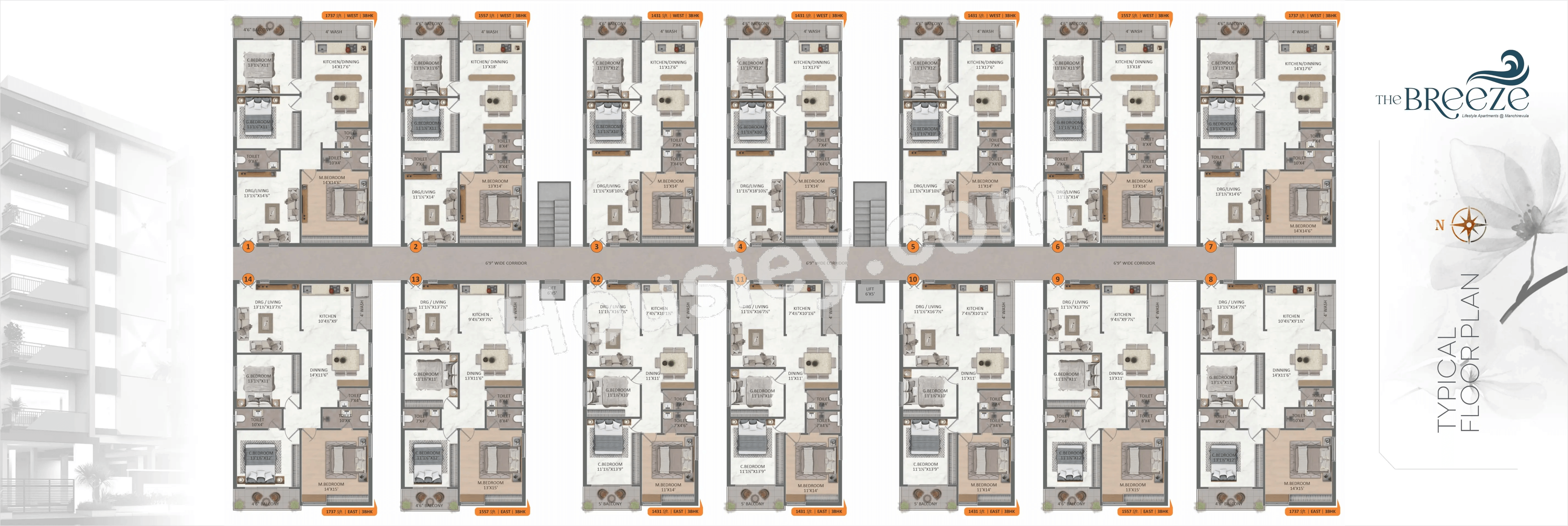 SVNR The Breeze Floor plan 2