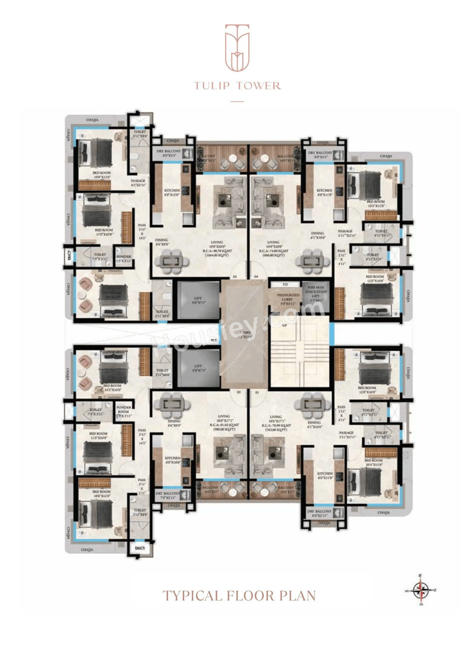Swami Tulip Tower Master Plan