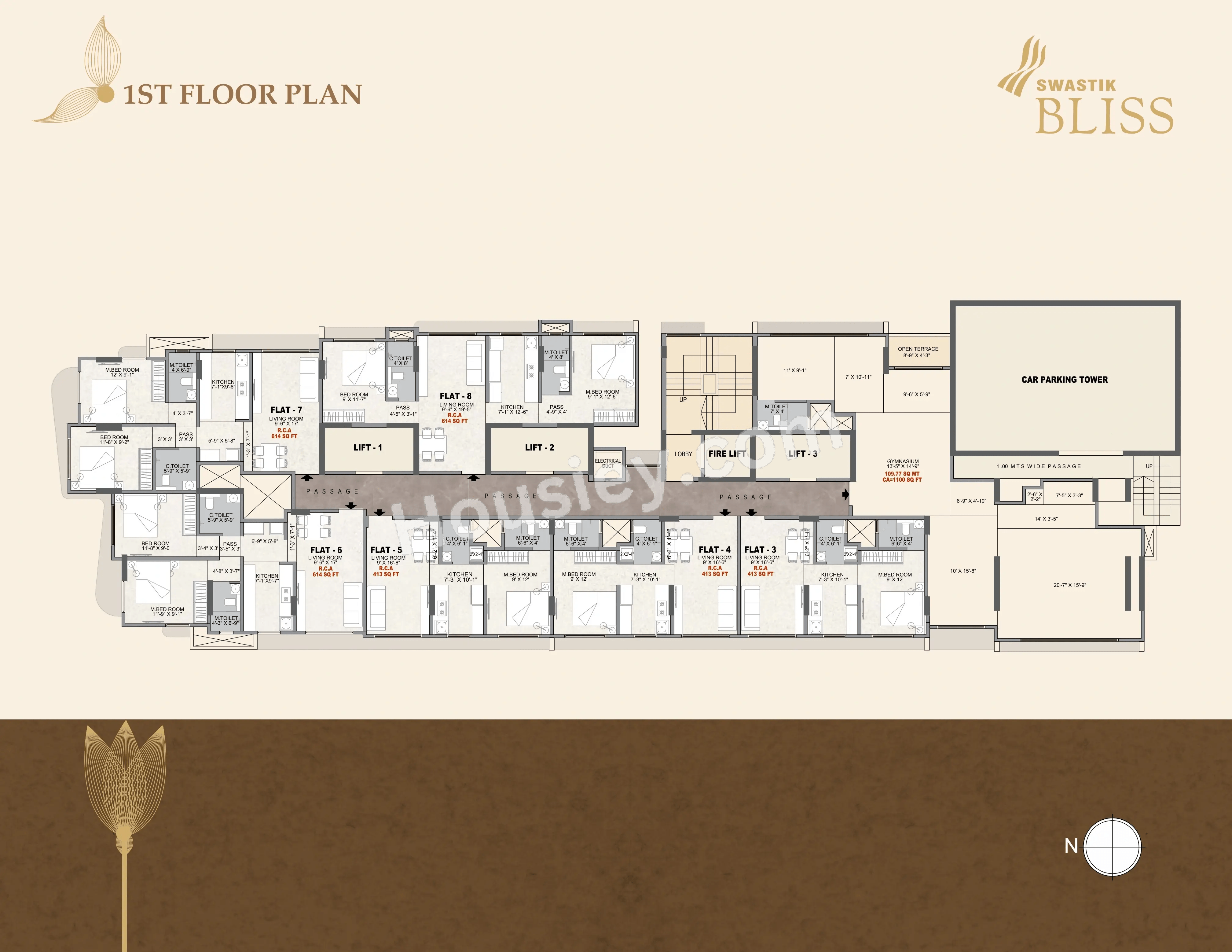 Swastik Bliss Floor plan 1
