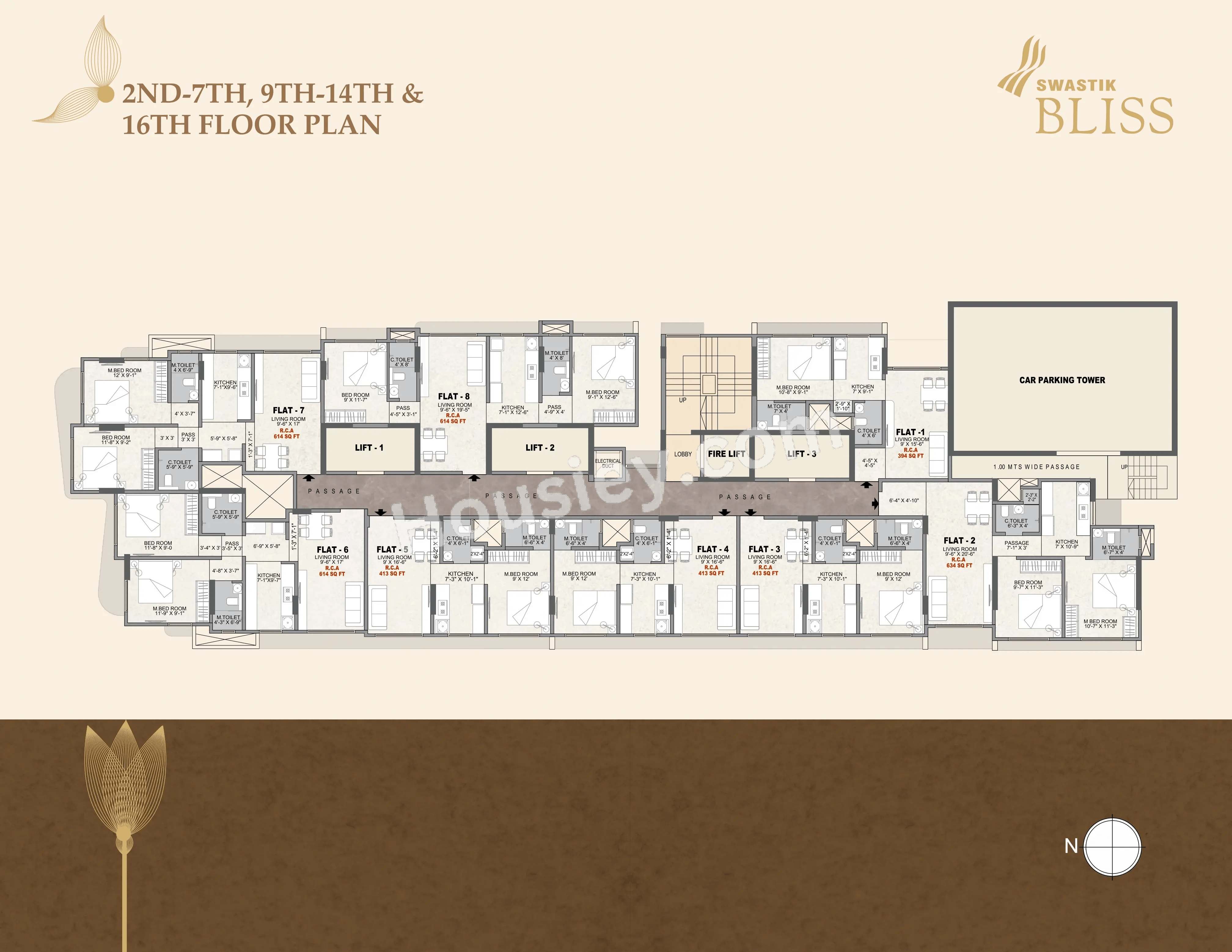 Swastik Bliss Floor plan 2