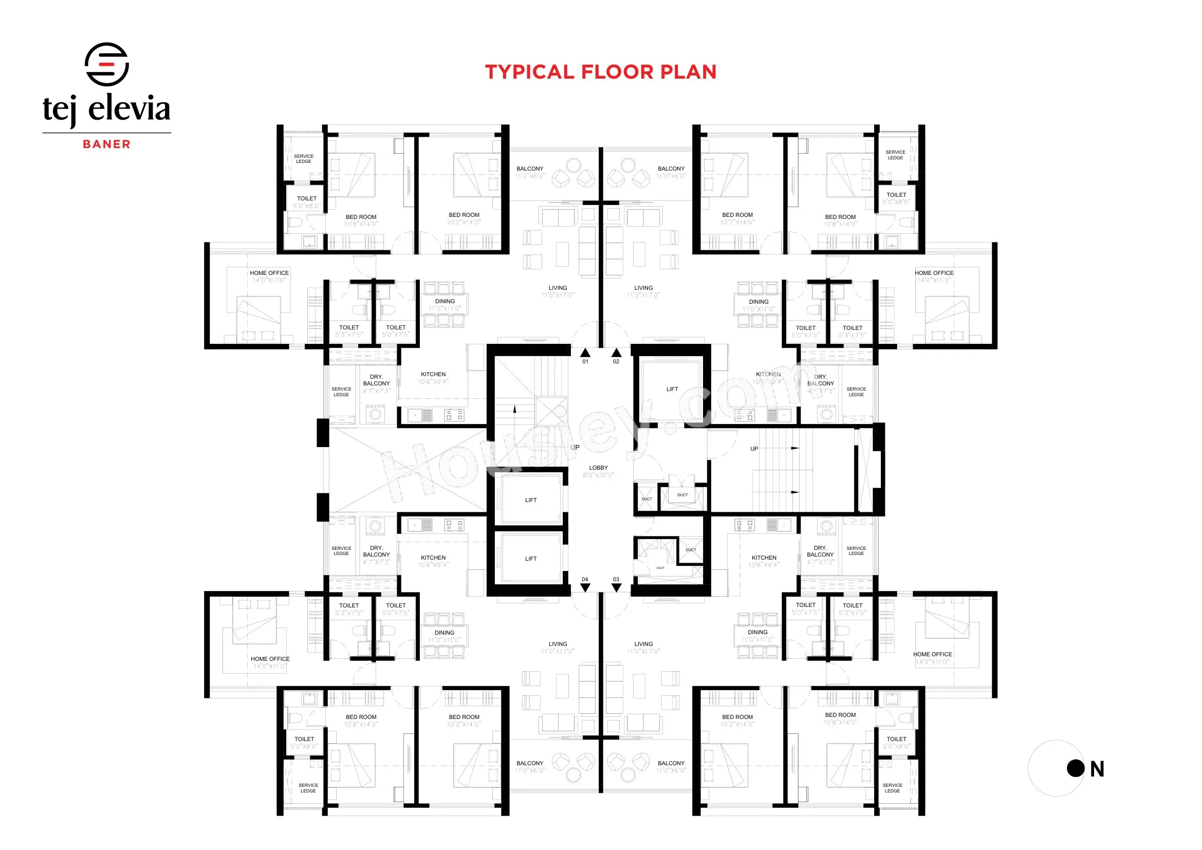 Tej Elevia Floor plan 7