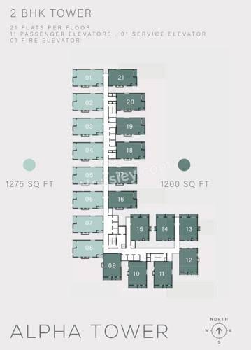 Terminus The Line Floor plan 1