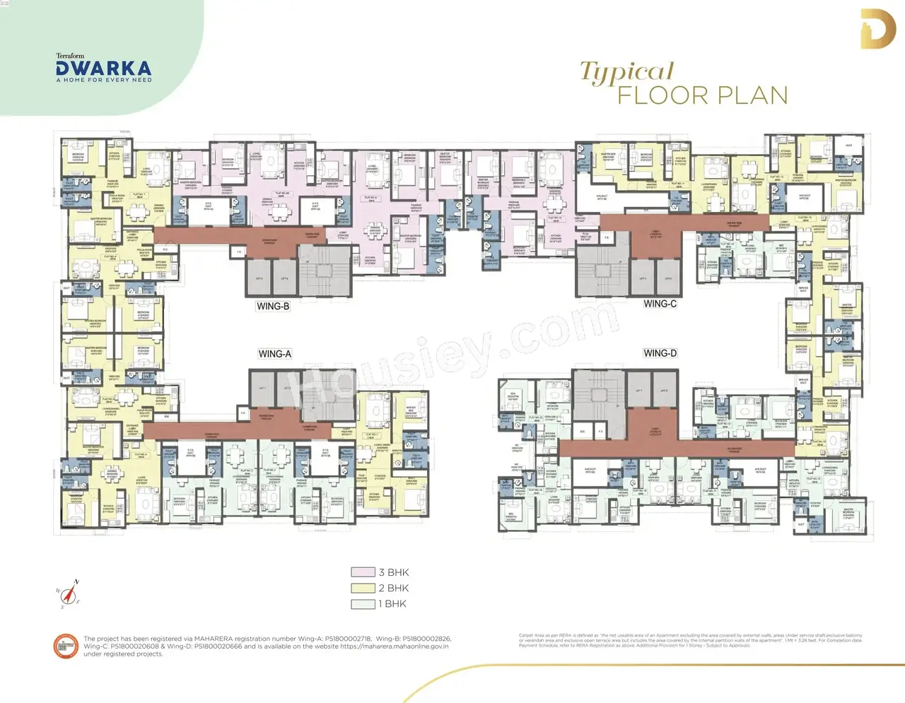Terraform Dwarka Floor Plan