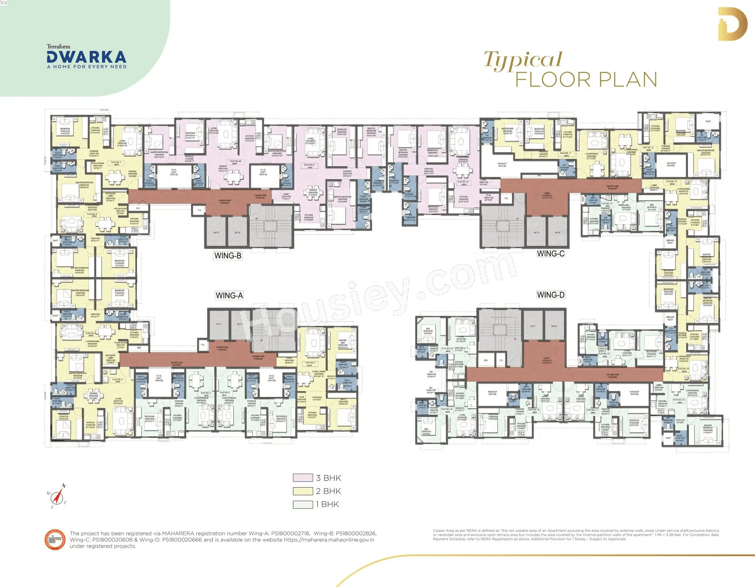 Terraform Dwarka Floor Plan