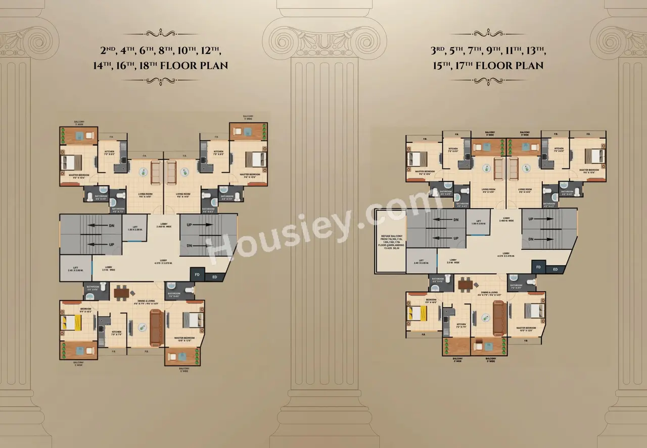 Tharwani Sky View Floor Plan