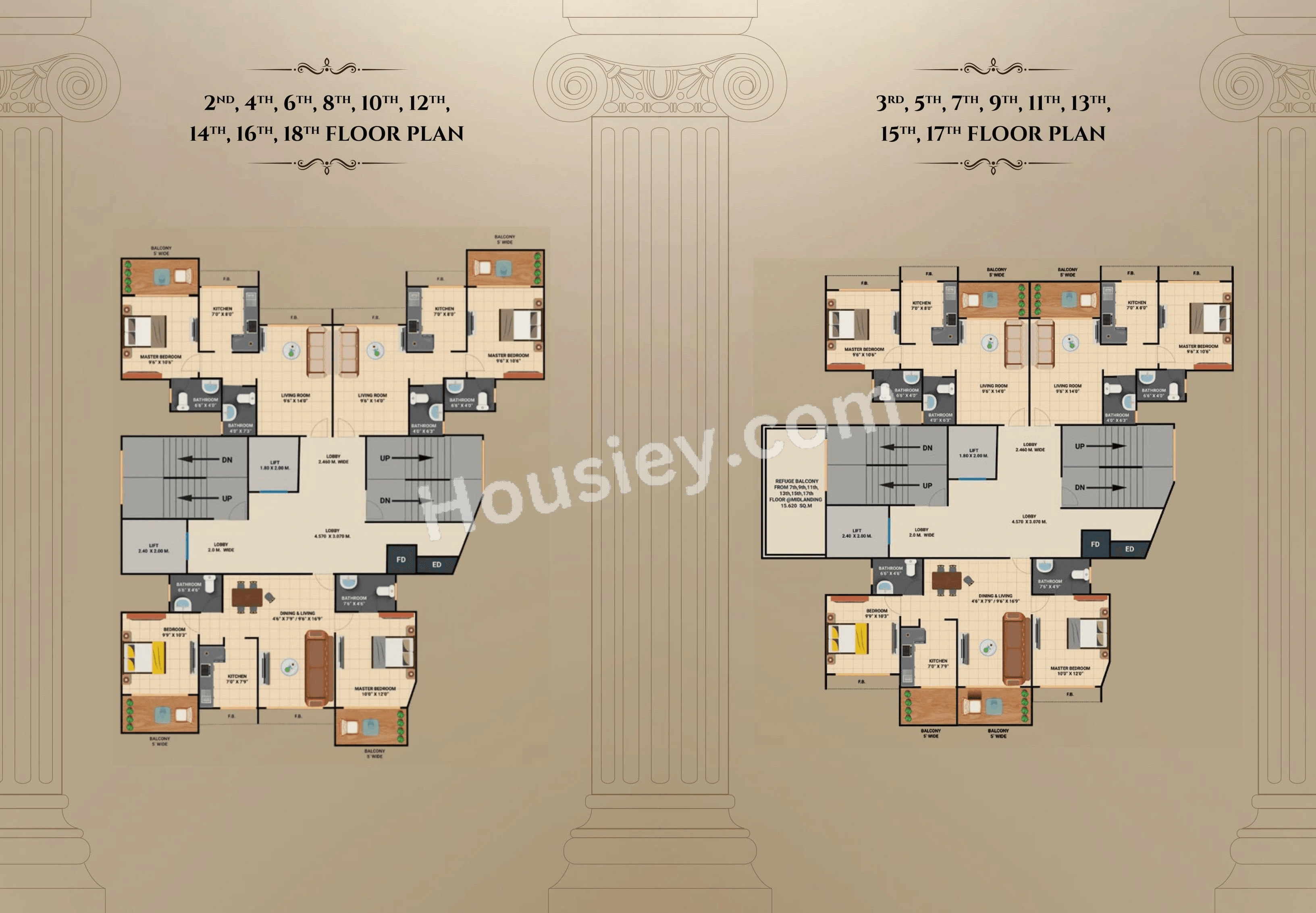 Tharwani Sky View Floor Plan