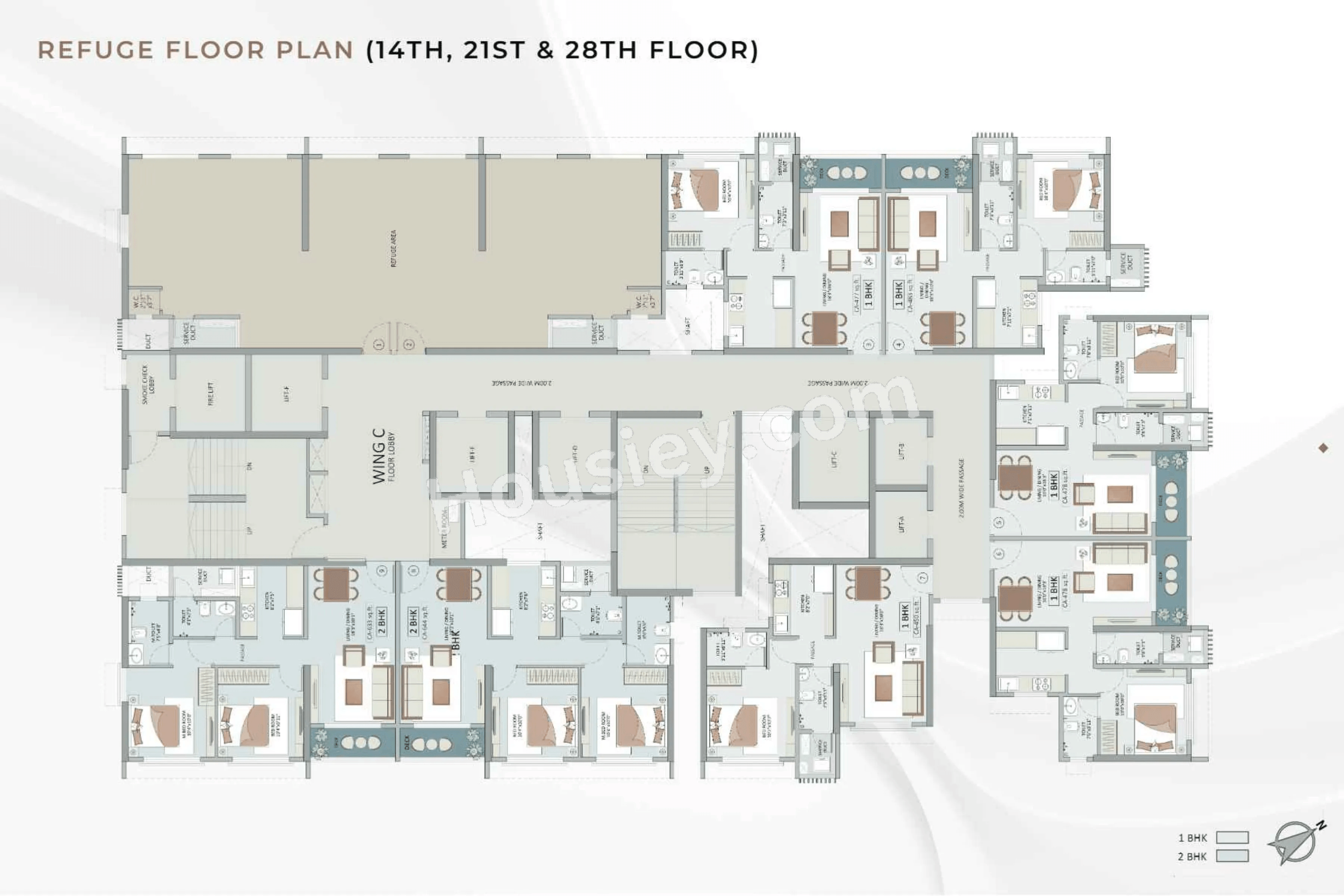 The Baya Sunrise Floor plan 1