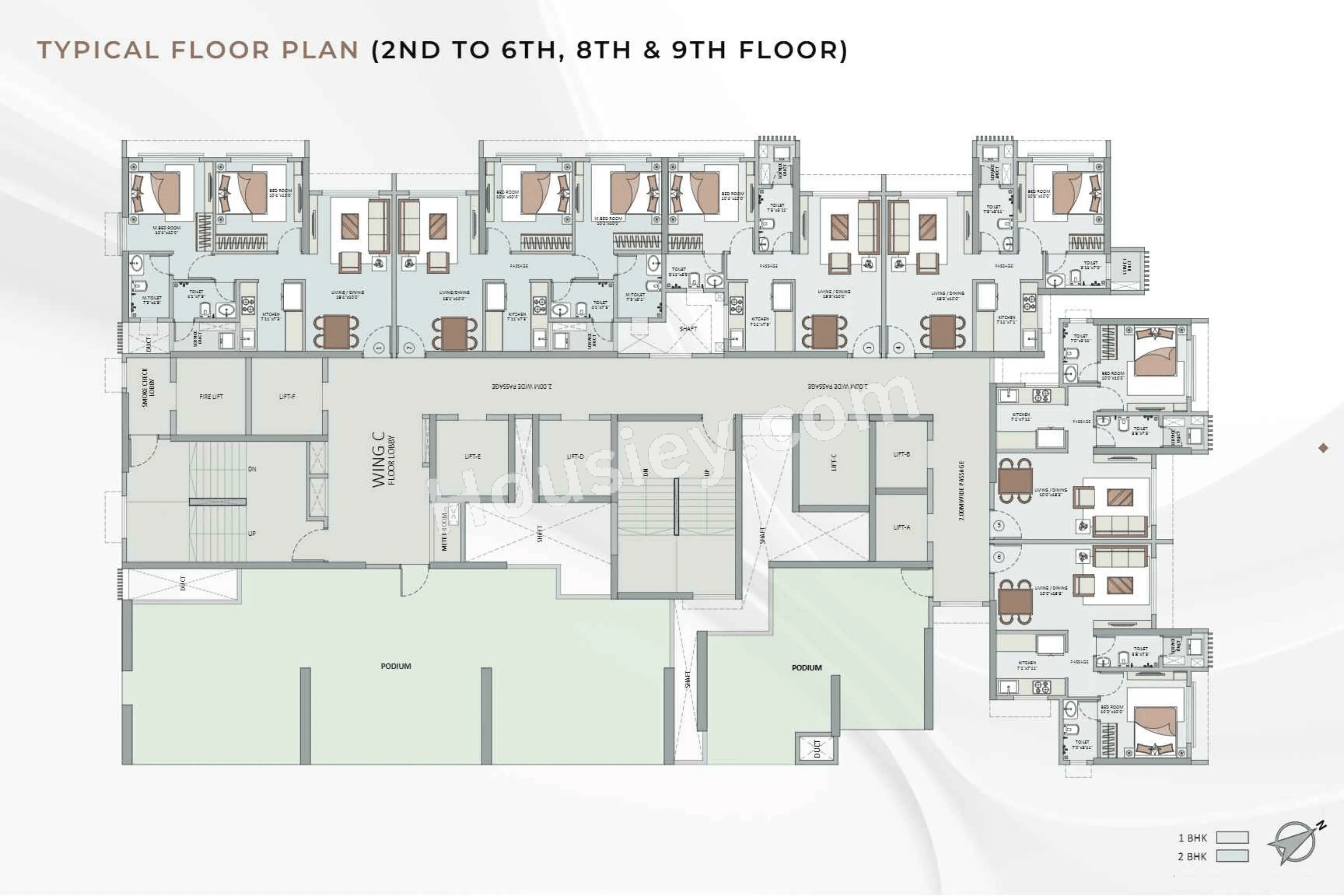 The Baya Sunrise Floor plan 2