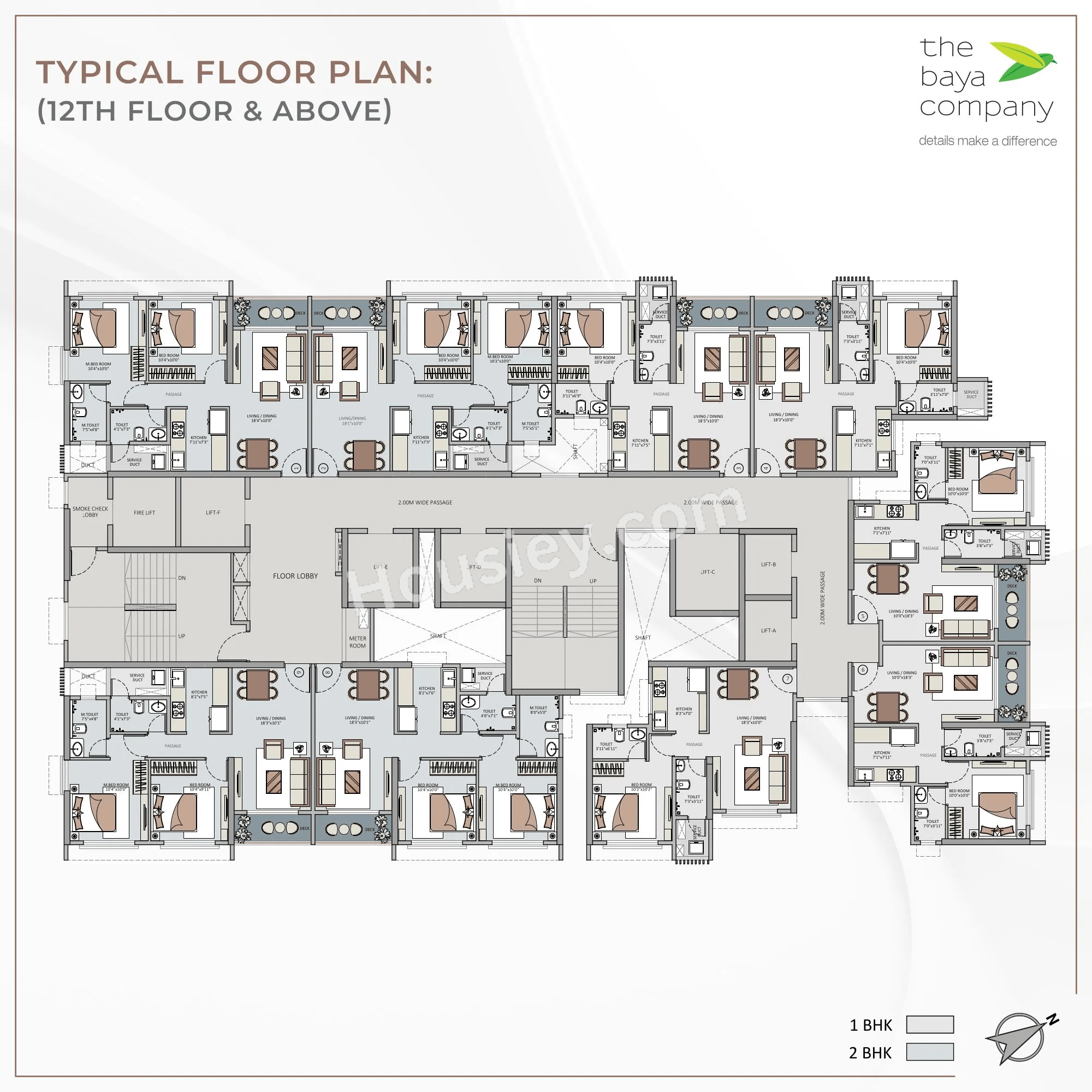 The Baya Sunrise Floor plan 3