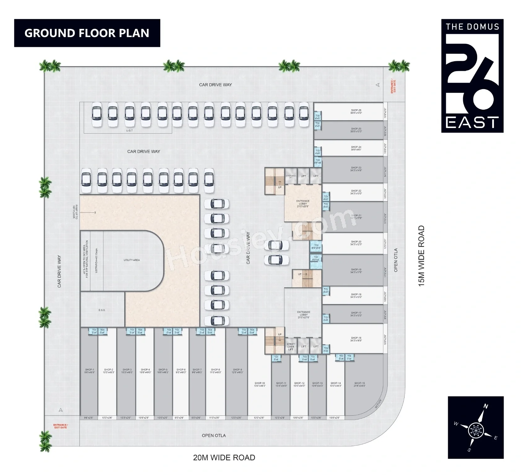 The Domus 26 East Floor plan 2