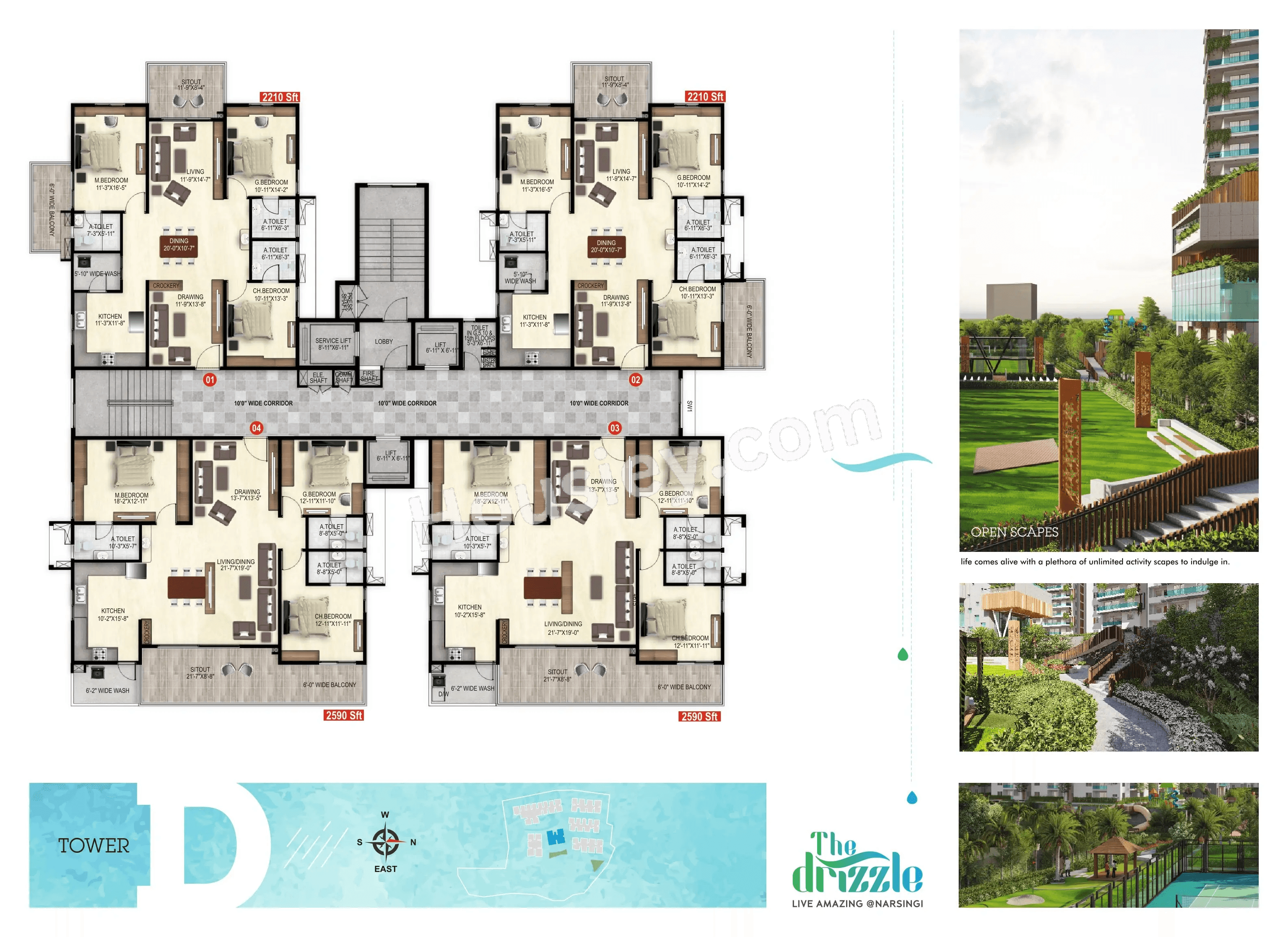 The Drizzle Floor plan 4