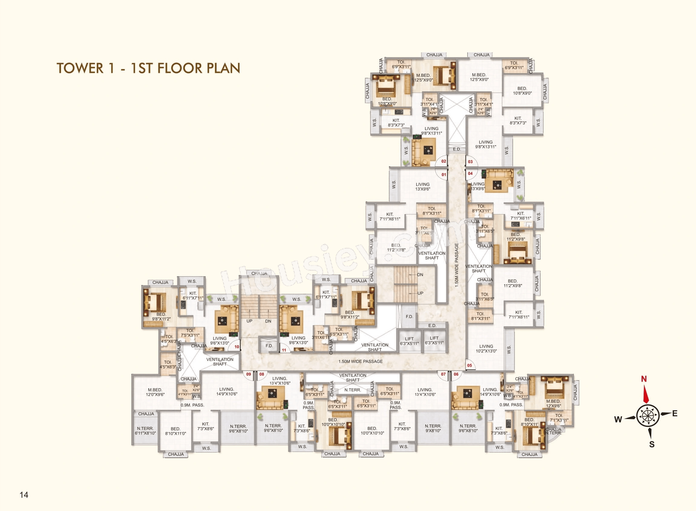 The Gateway Floor plan 1