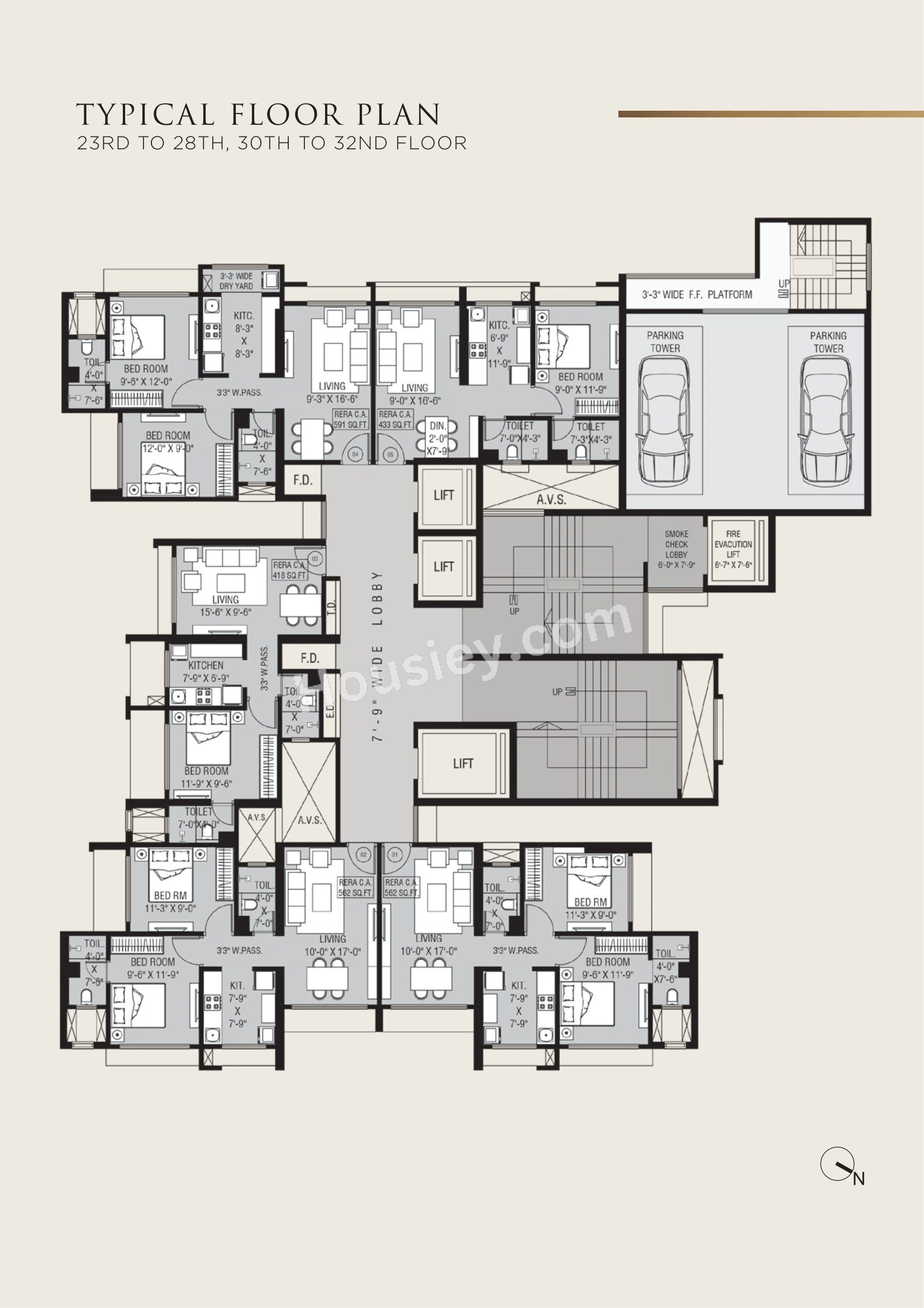 The Grand By Omkaar Floor plan 2
