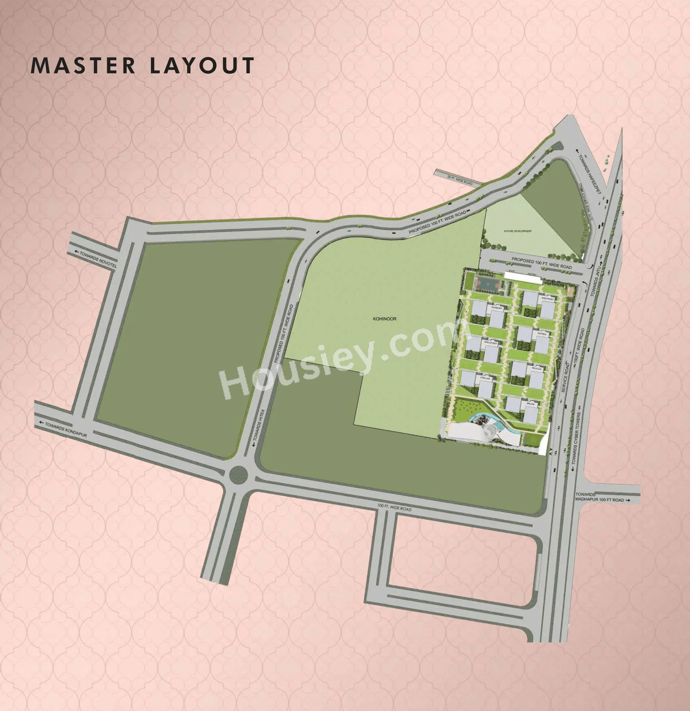 The Pearl by Auro Reality Floor plan 1
