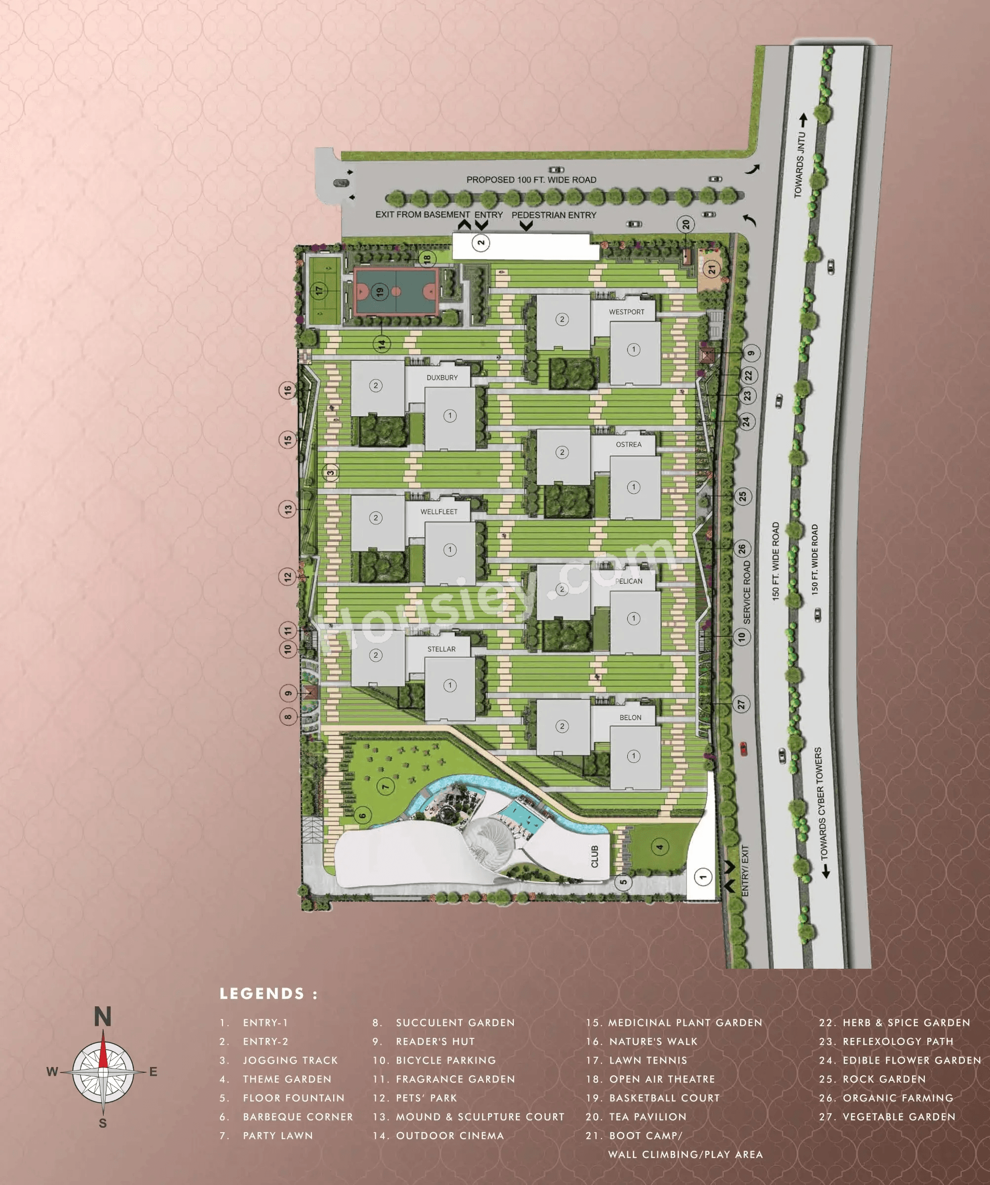 The Pearl by Auro Reality Floor plan 2