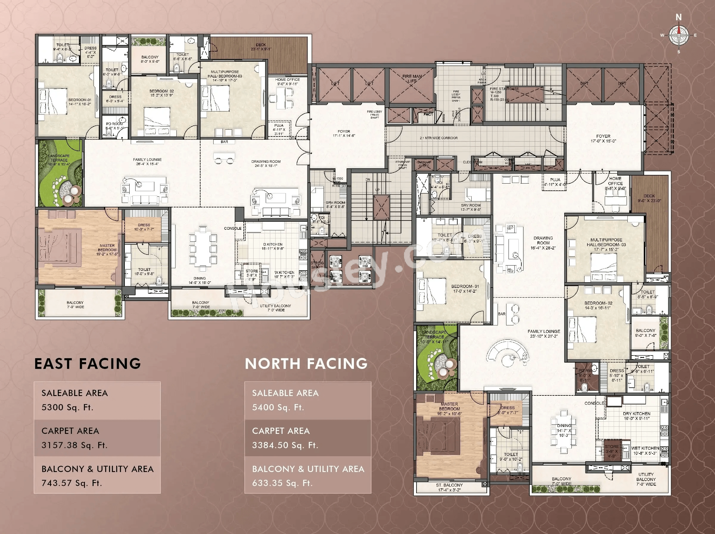 The Pearl by Auro Reality Floor Plan