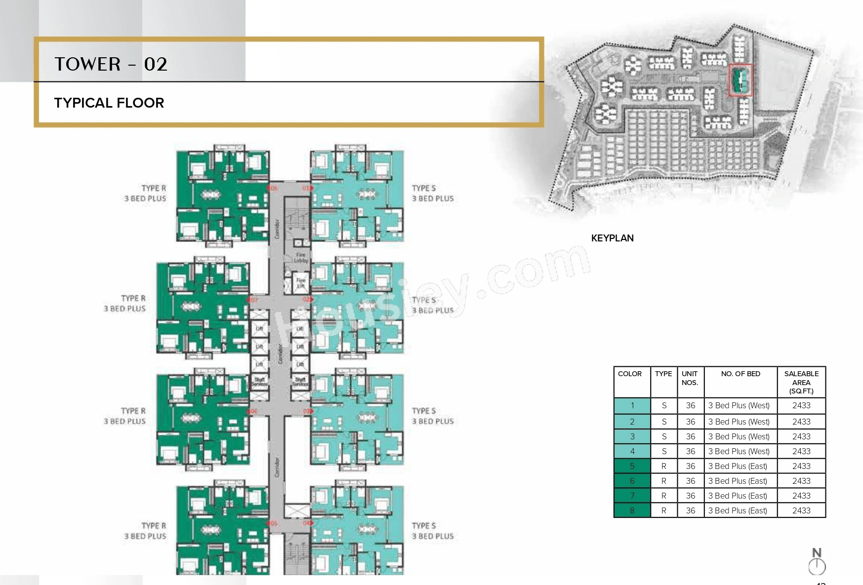 The Prestige City Hyderabad Floor plan 1