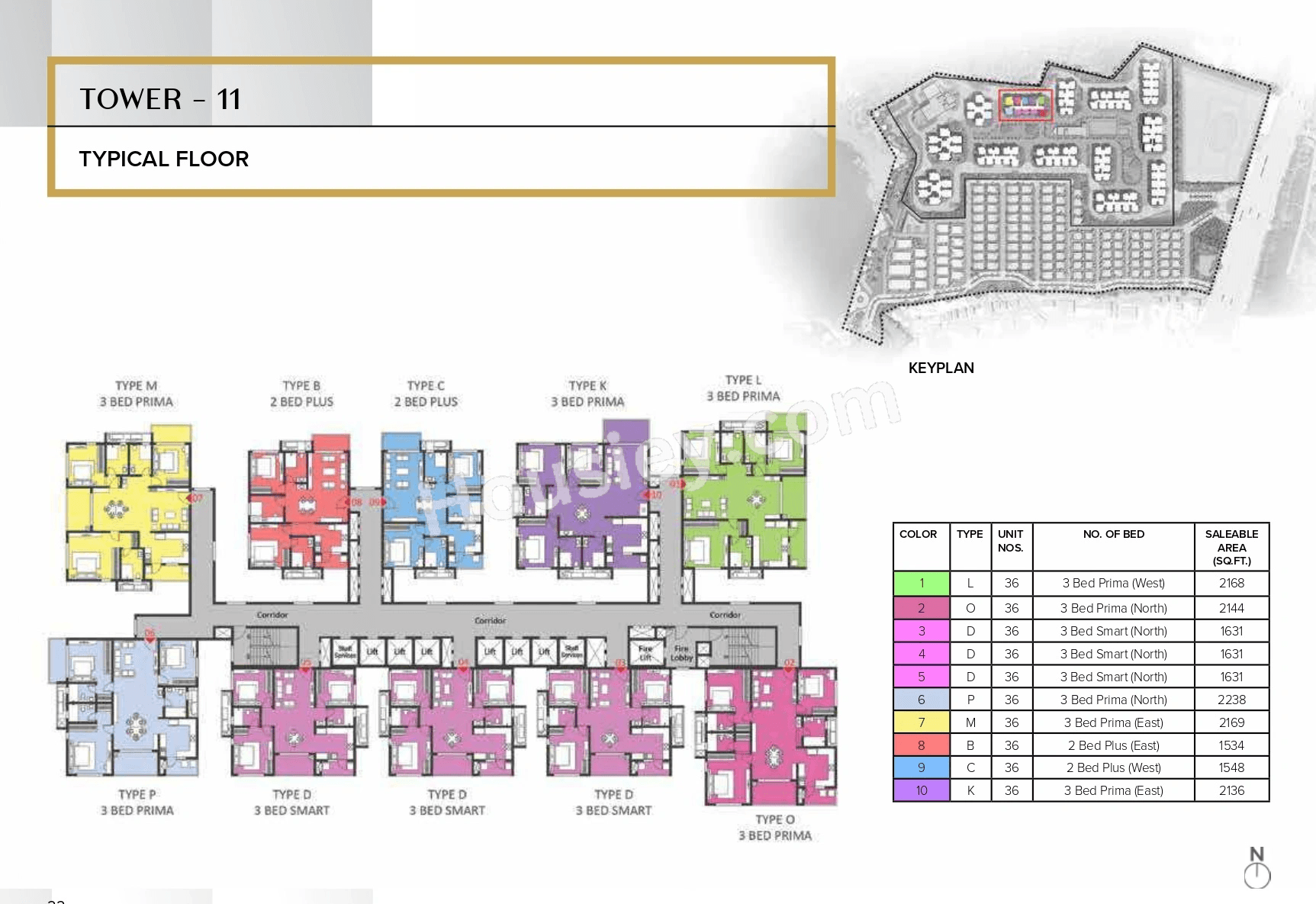The Prestige City Hyderabad Floor plan 10