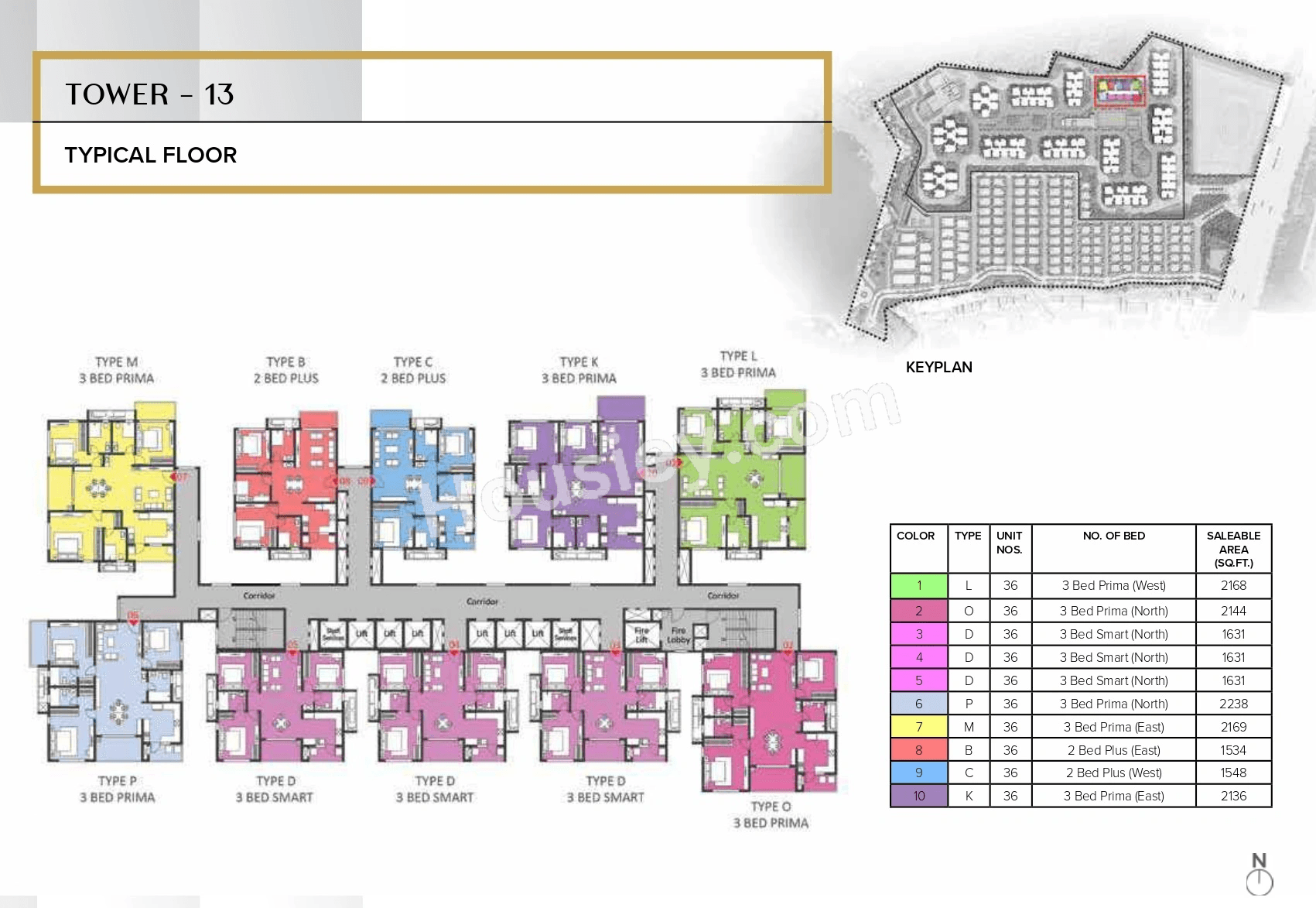 The Prestige City Hyderabad Floor plan 12