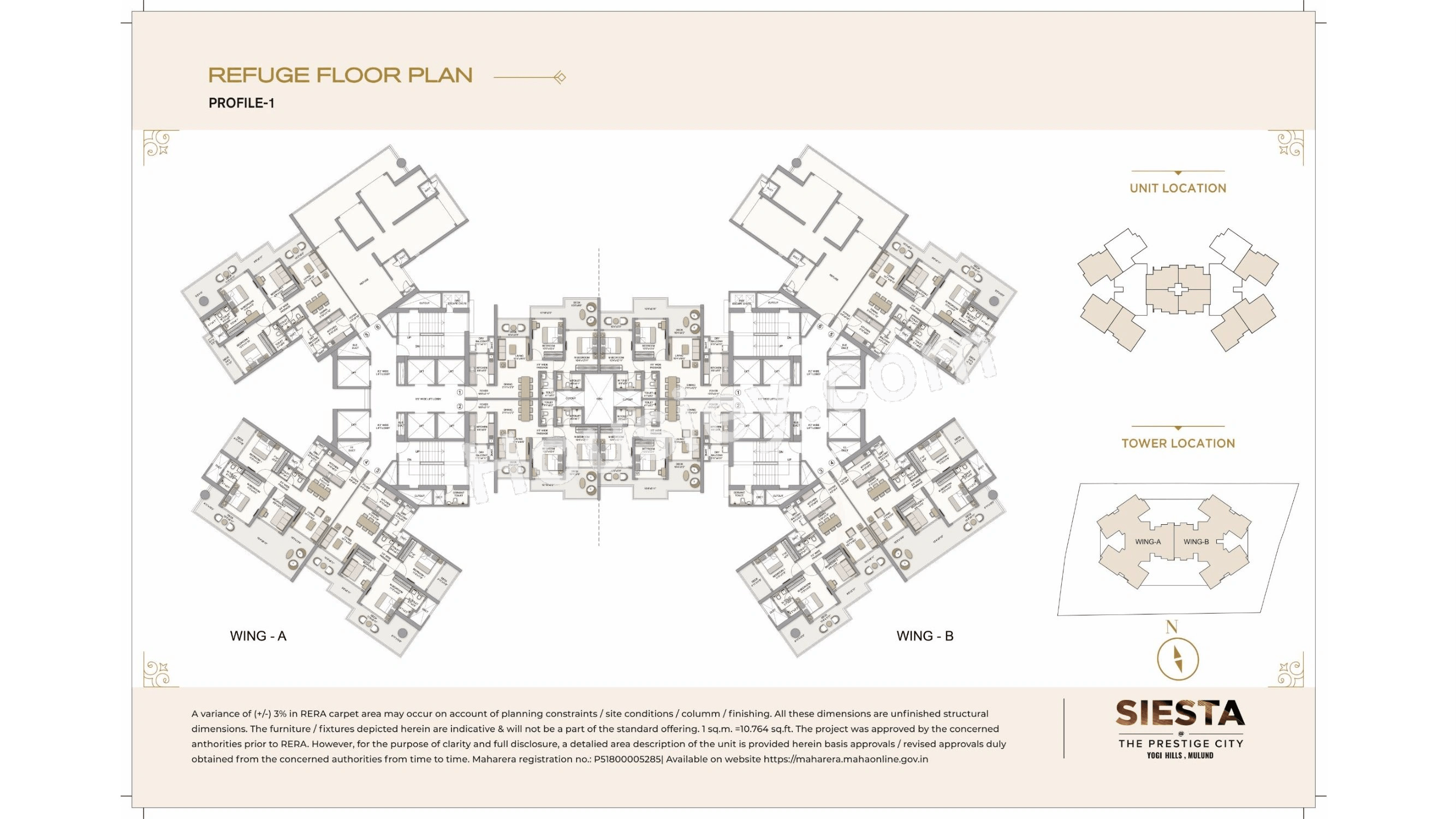 The Prestige City Siesta Floor plan 1