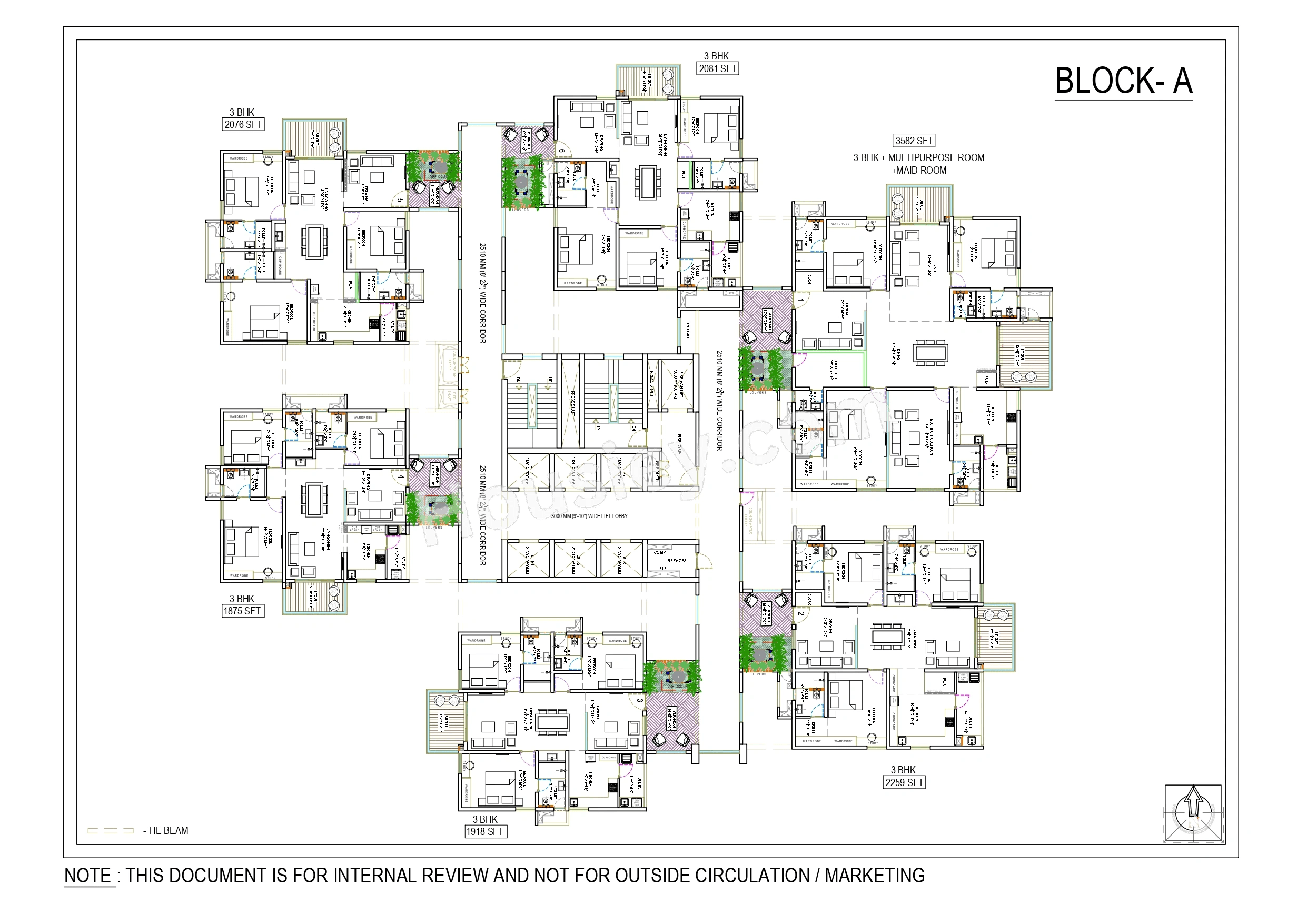 The Sky 49 by Ananda Prosper Floor plan 1