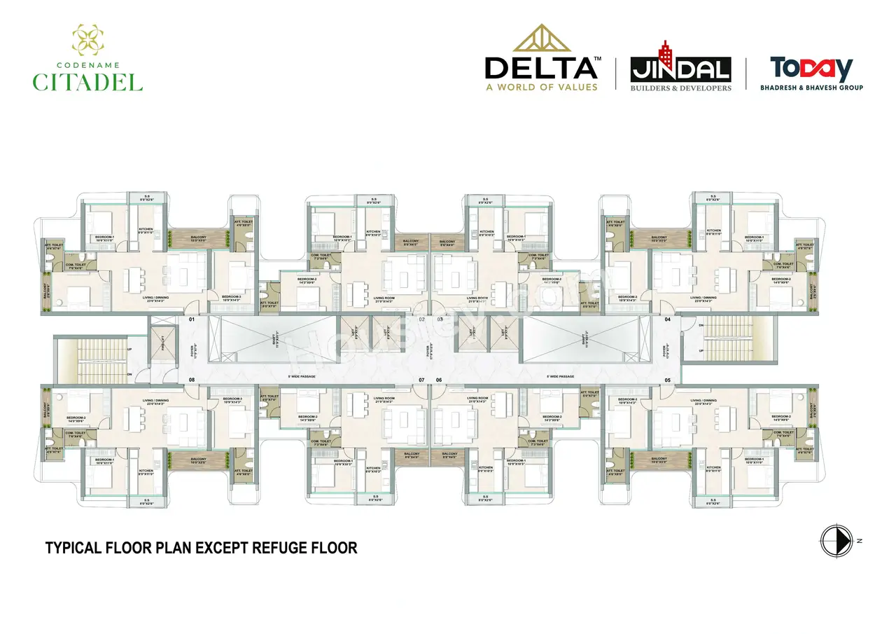 Today Citadel Floor Plan