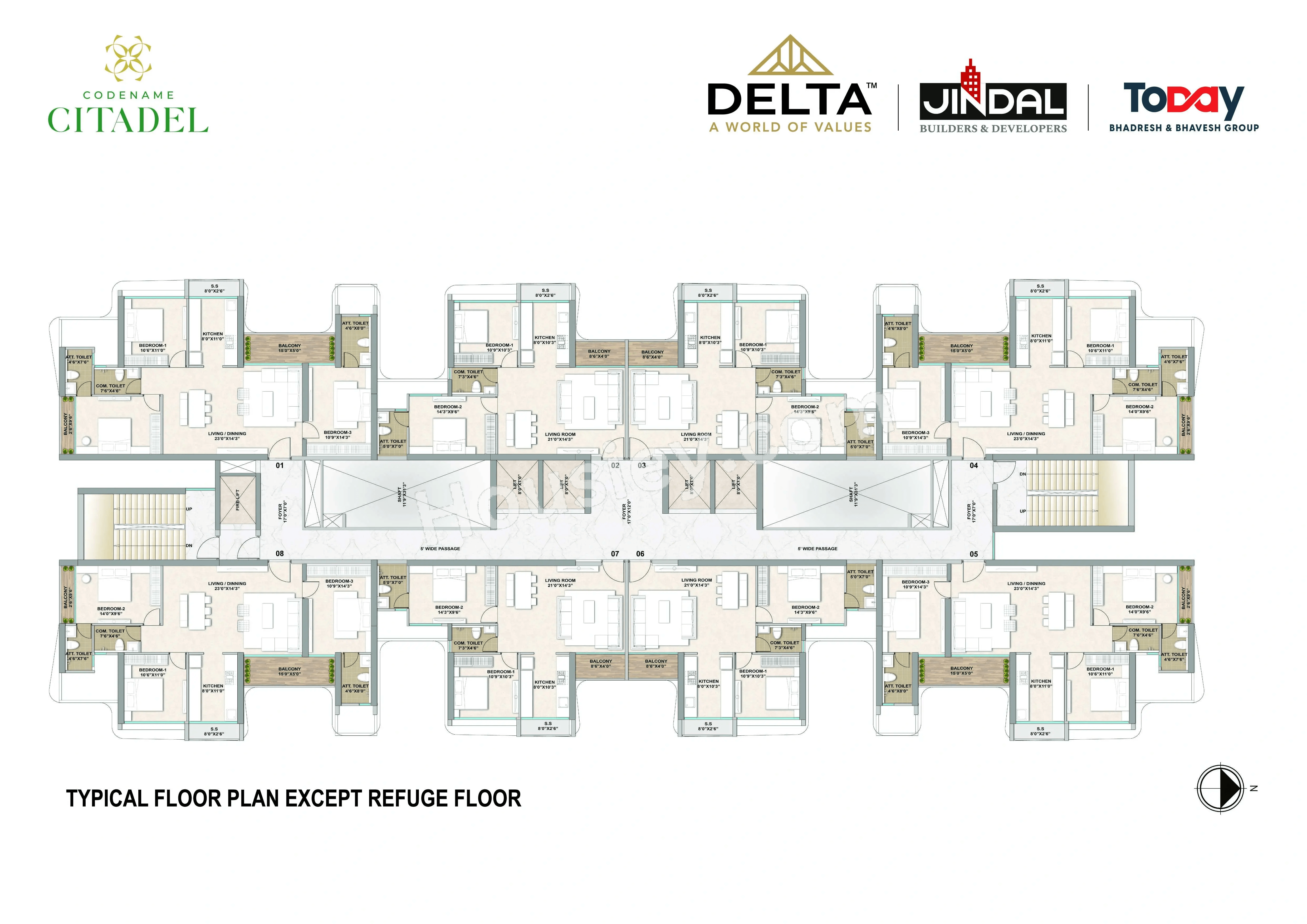 Today Citadel Floor Plan