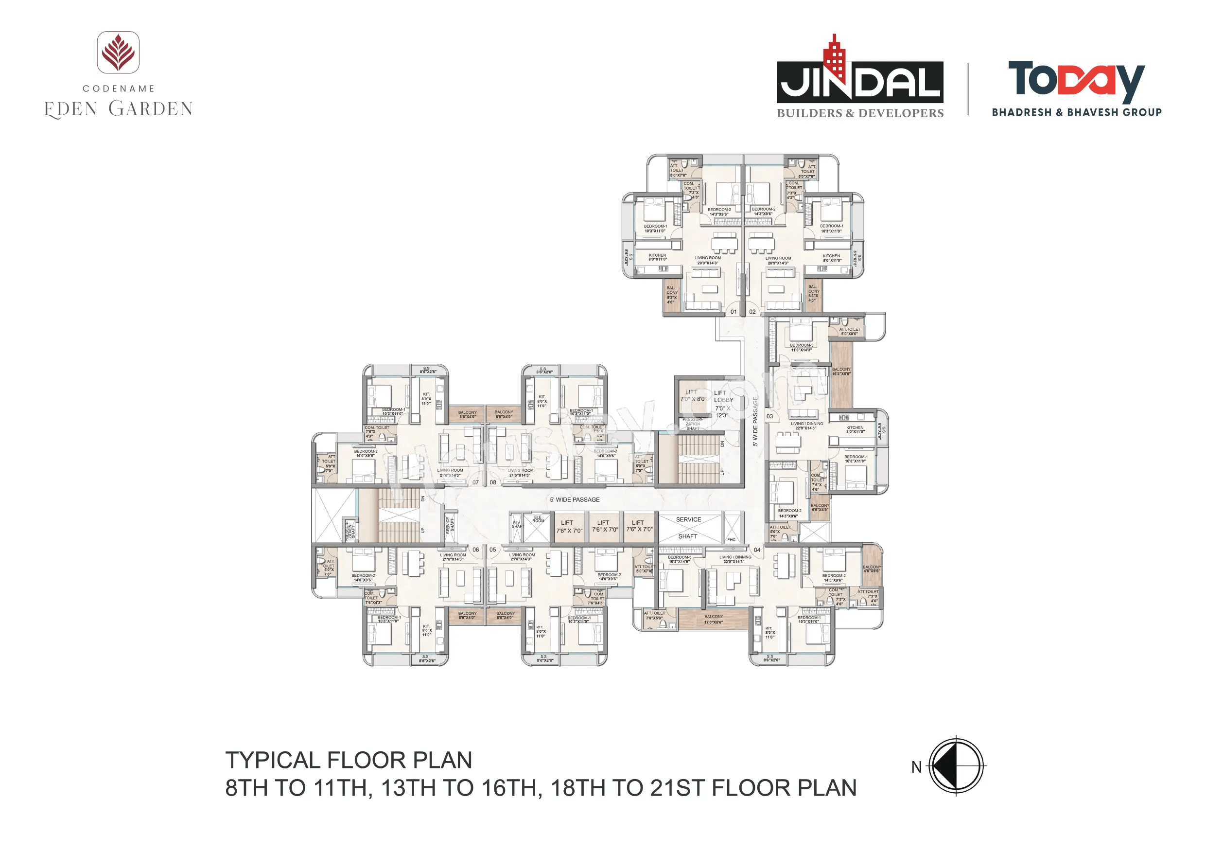 Today Eden Garden Floor plan 2