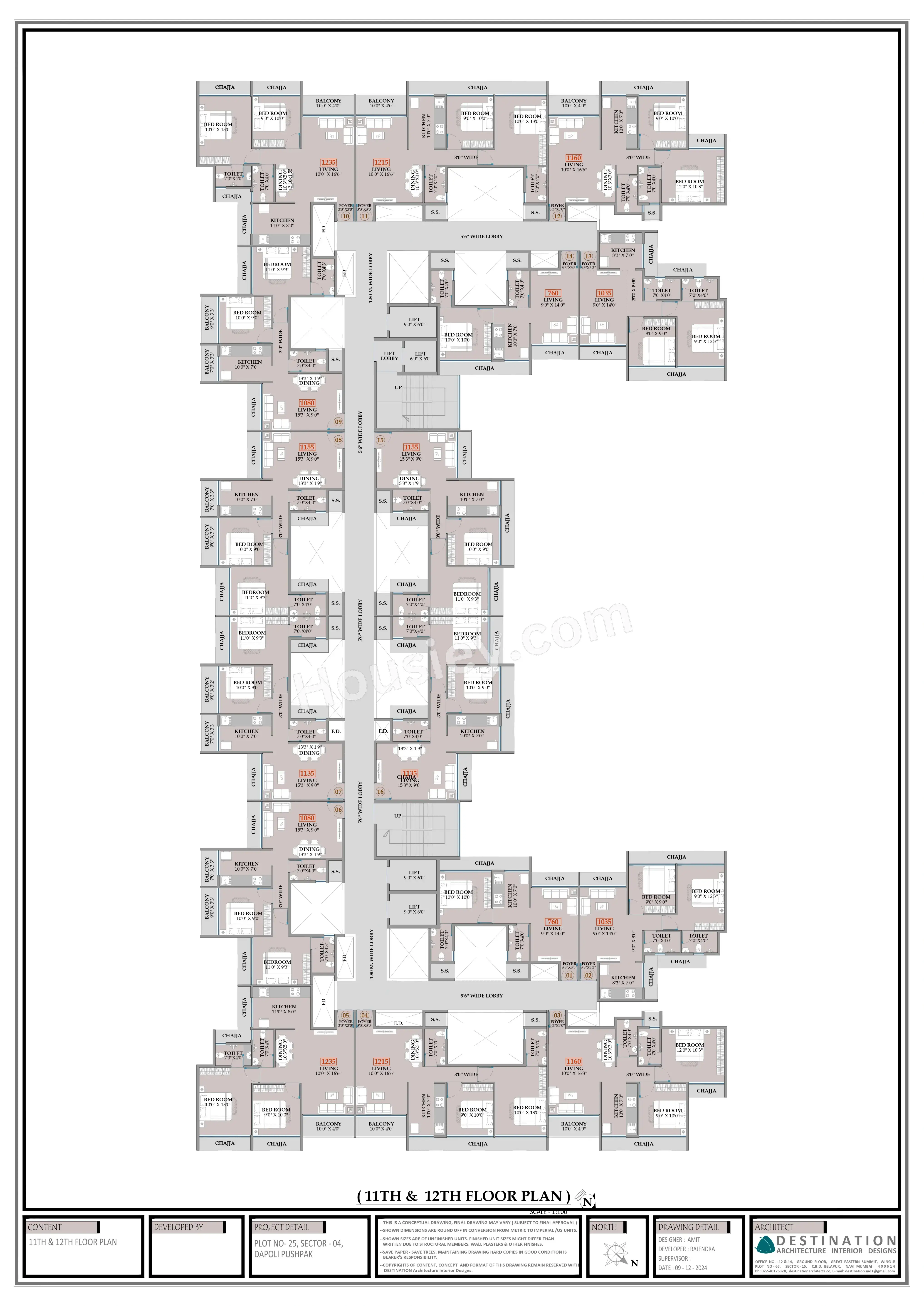 Today Royal Aikyam Two Floor plan 4