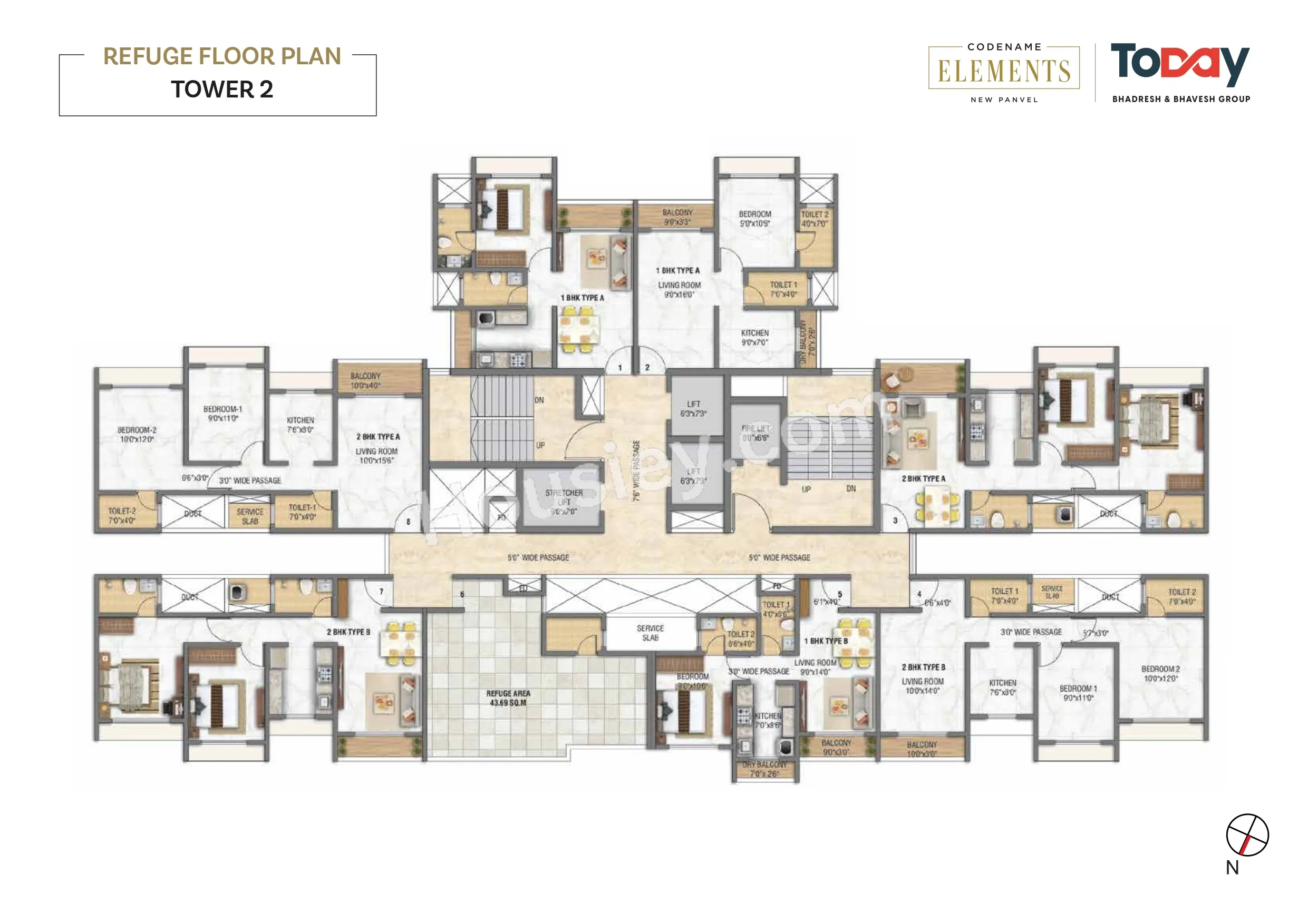 Today Tattvam Floor plan 3