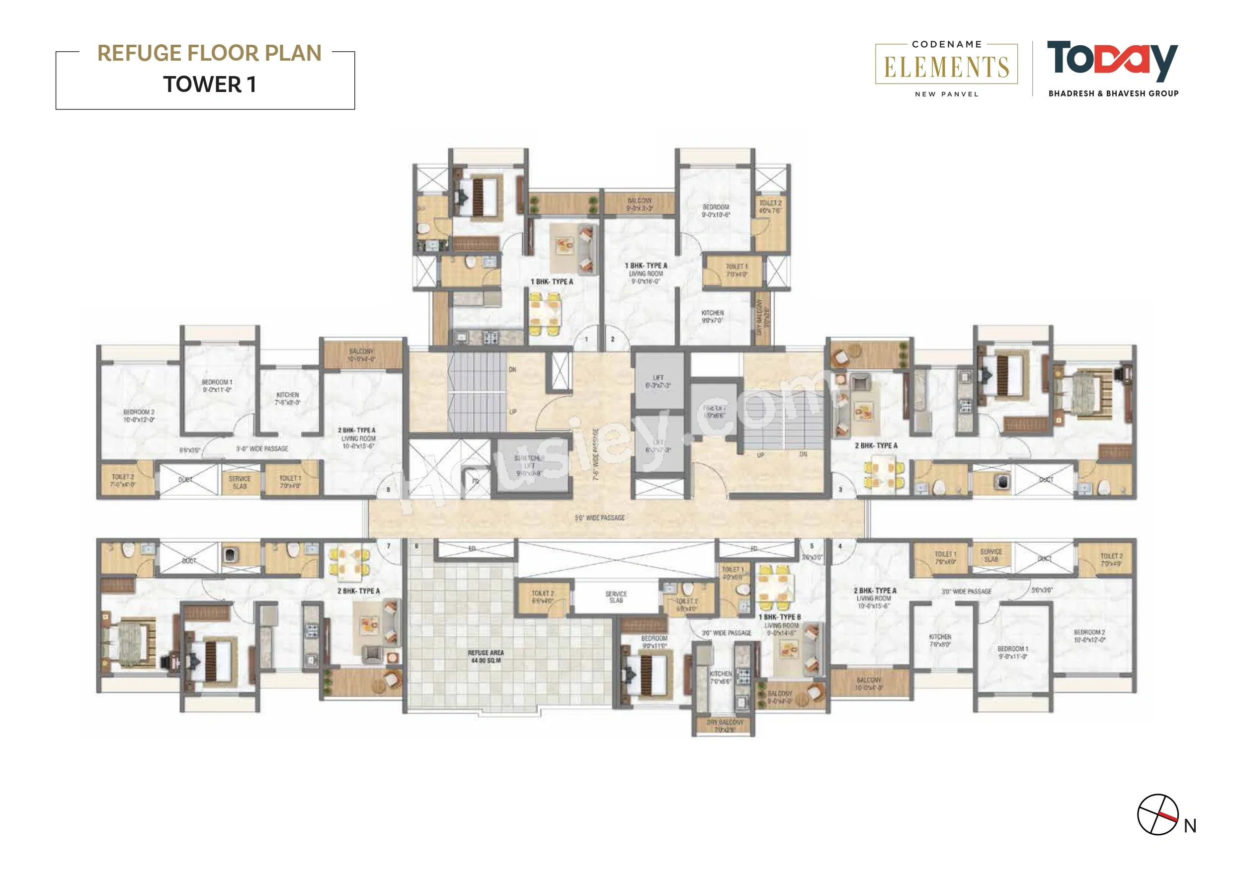 Today Tattvam Floor plan 4