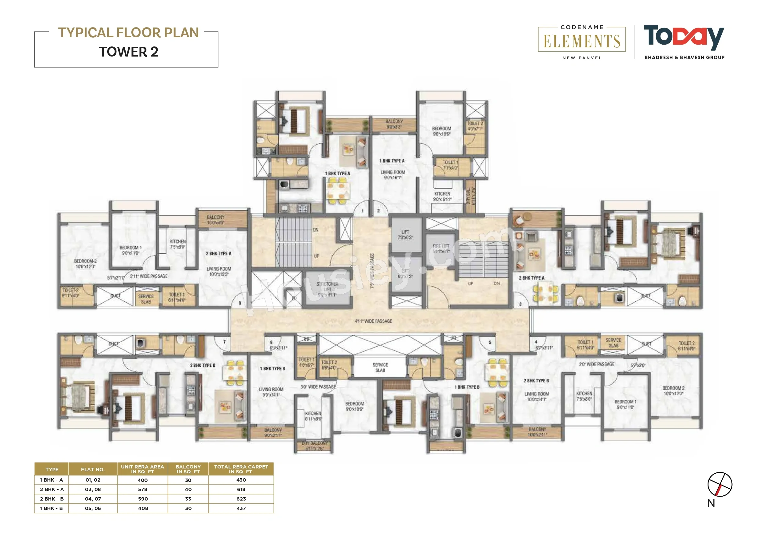 Today Tattvam Floor plan 5